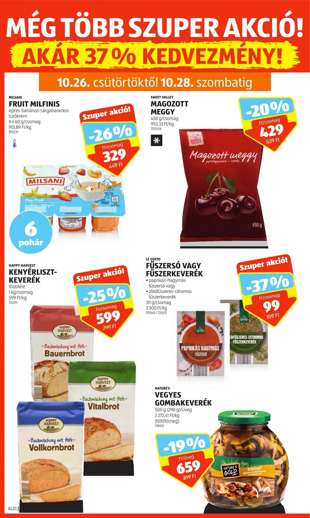 Aldi akciós újság 10.26–10.31 – 10. oldal