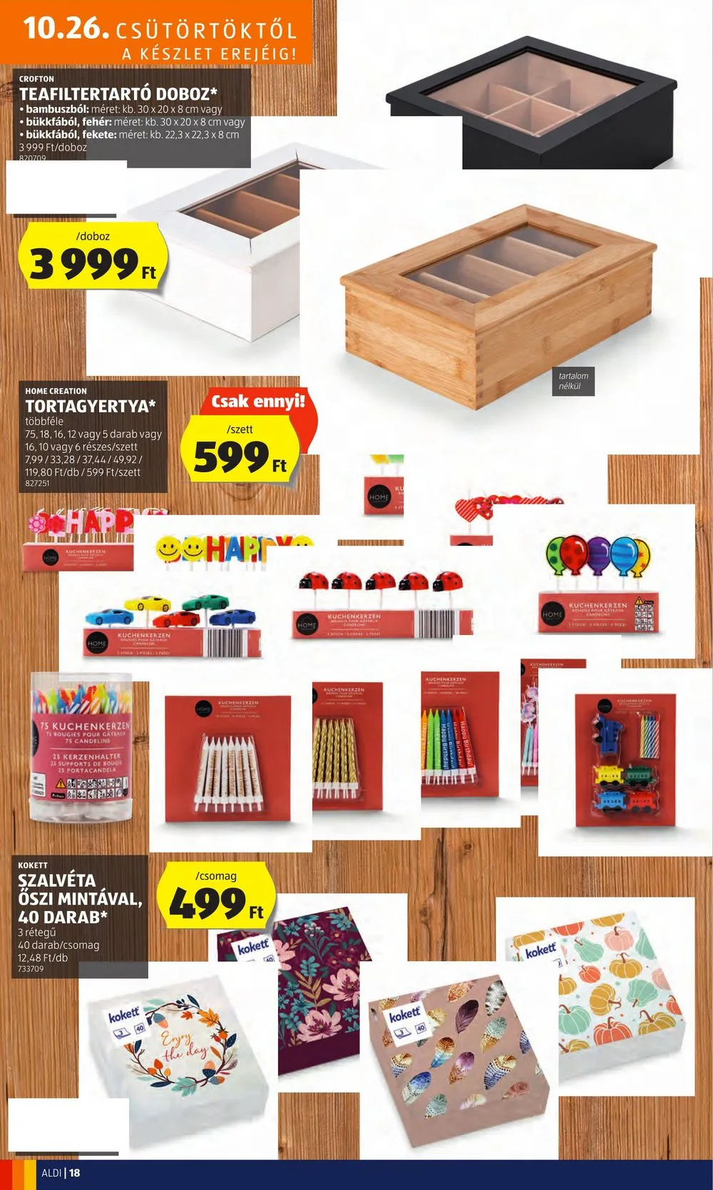 Aldi akciós újság 10.26–10.31 – 22. oldal