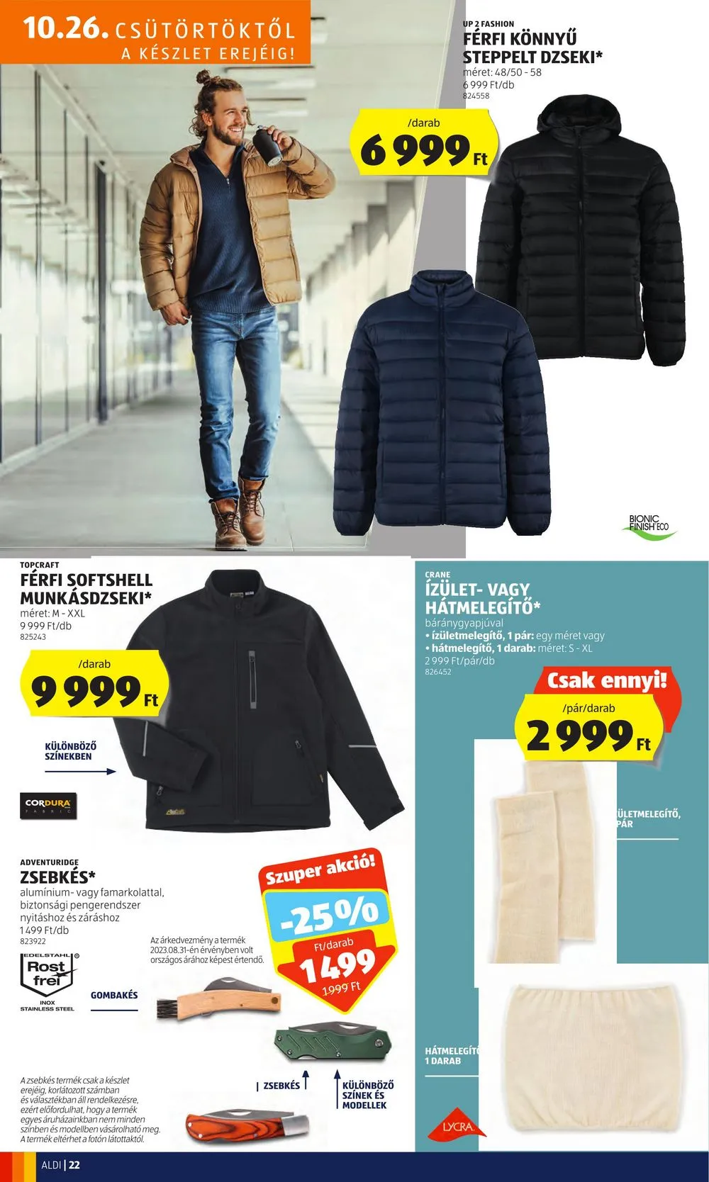 Aldi akciós újság 10.26–10.31 – 26. oldal