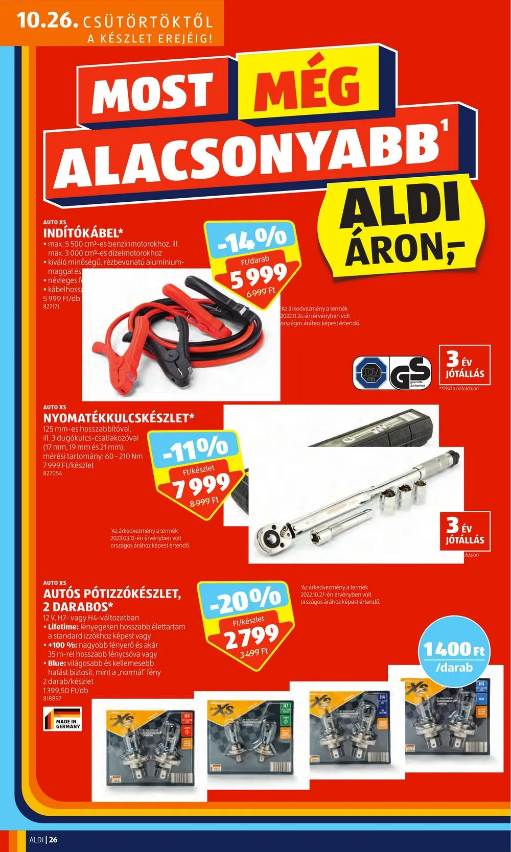 Aldi akciós újság 10.26–10.31 – 30. oldal