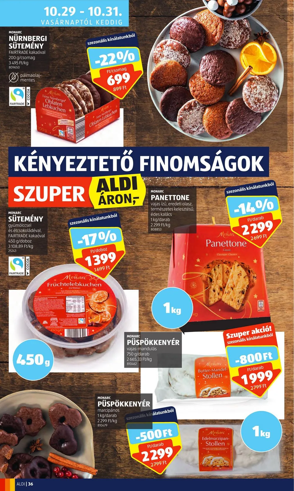 Aldi akciós újság 10.26–10.31 – 42. oldal
