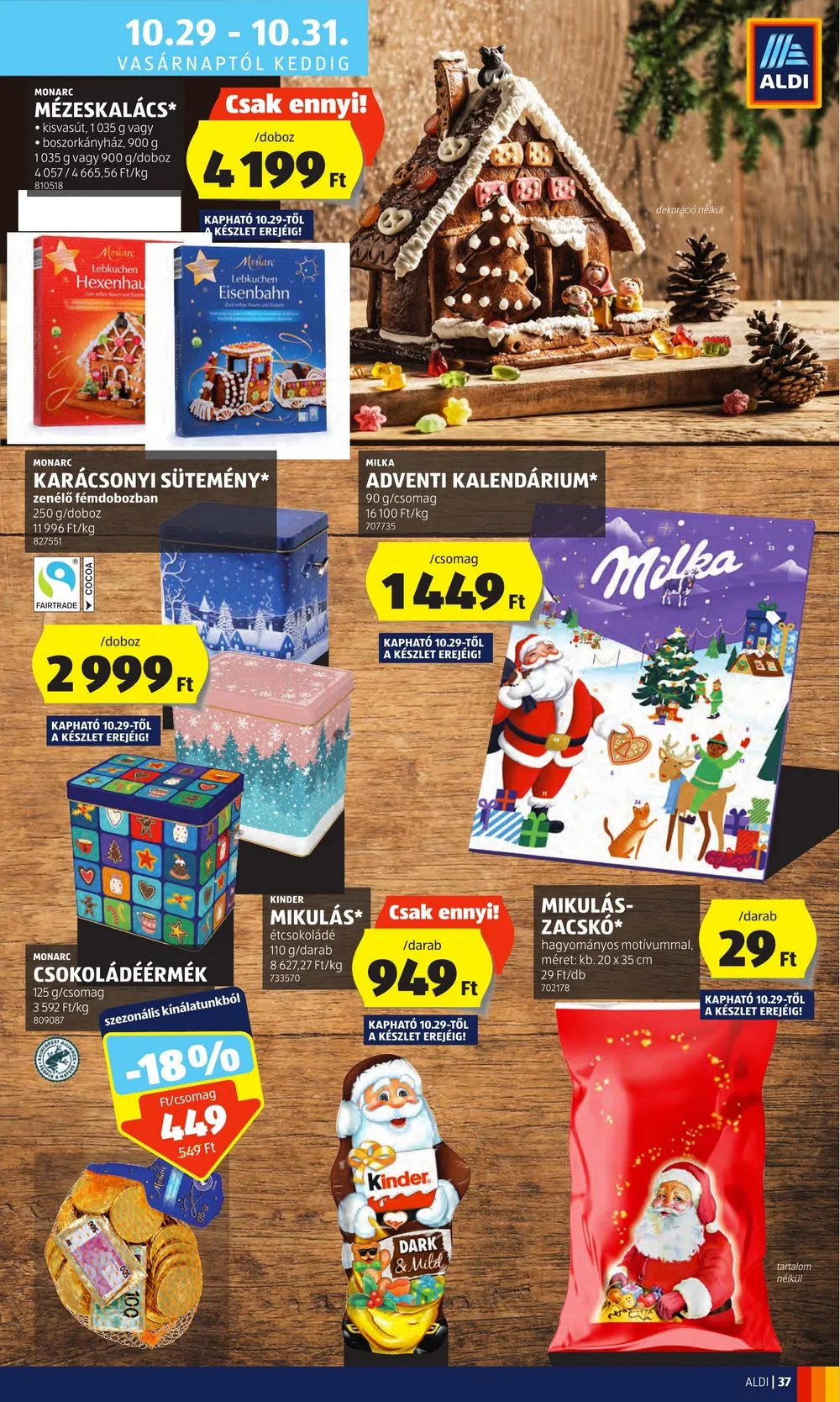 Aldi akciós újság 10.26–10.31 – 43. oldal