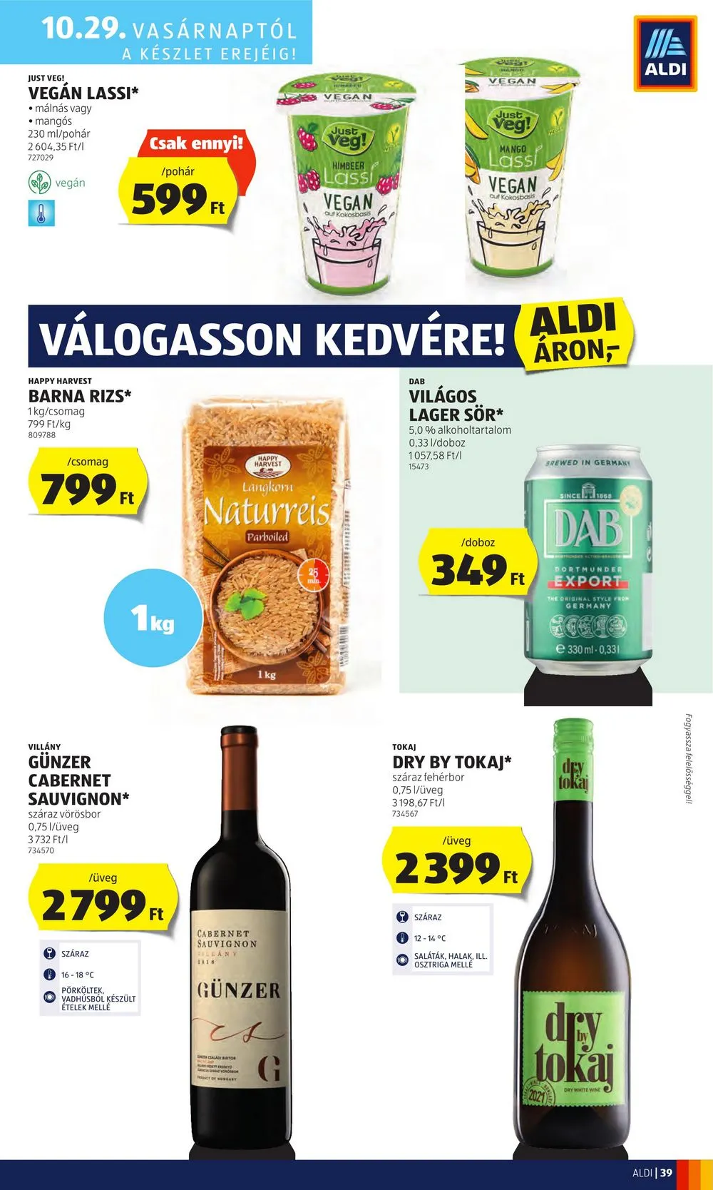 Aldi akciós újság 10.26–10.31 – 45. oldal