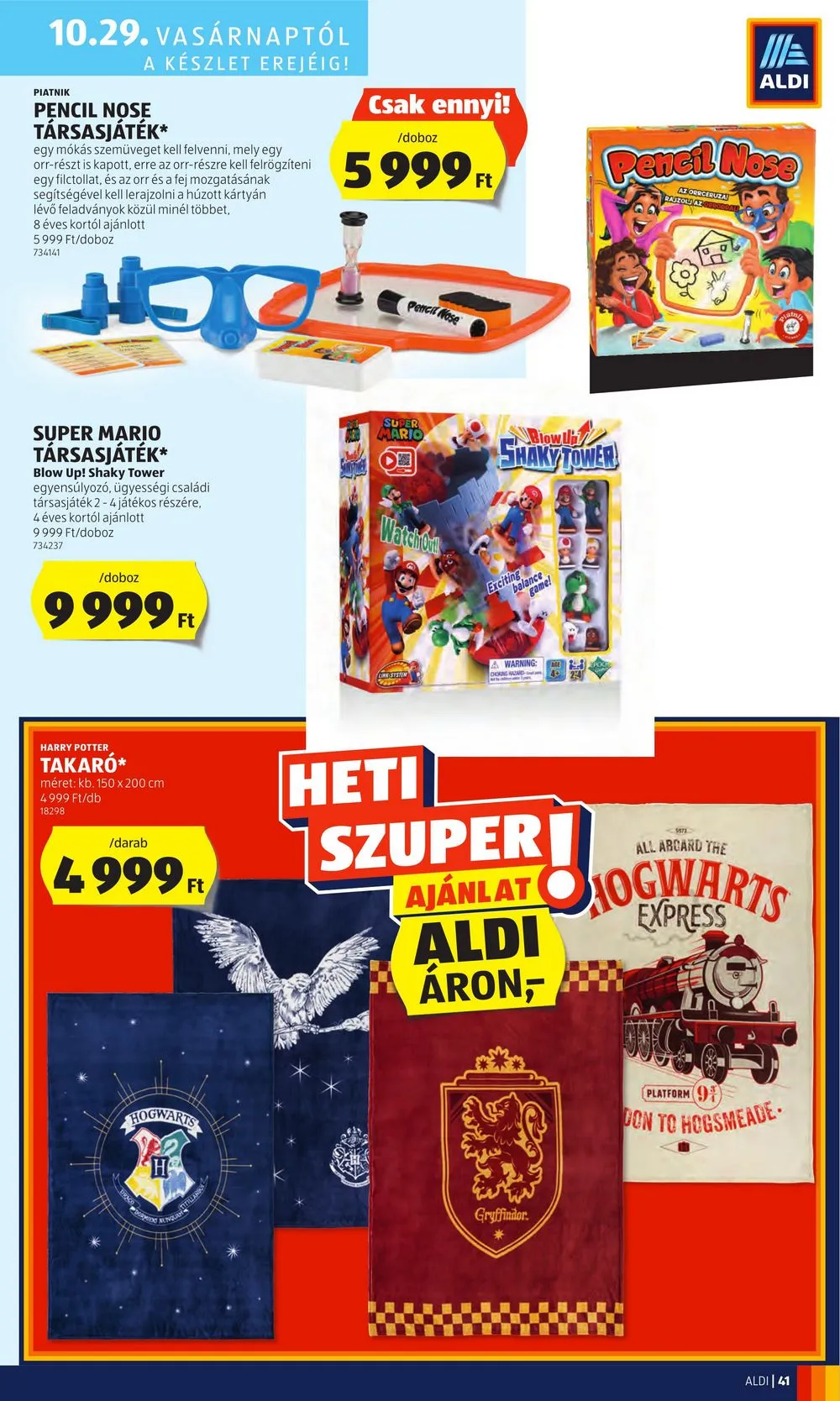 Aldi akciós újság 10.26–10.31 – 47. oldal