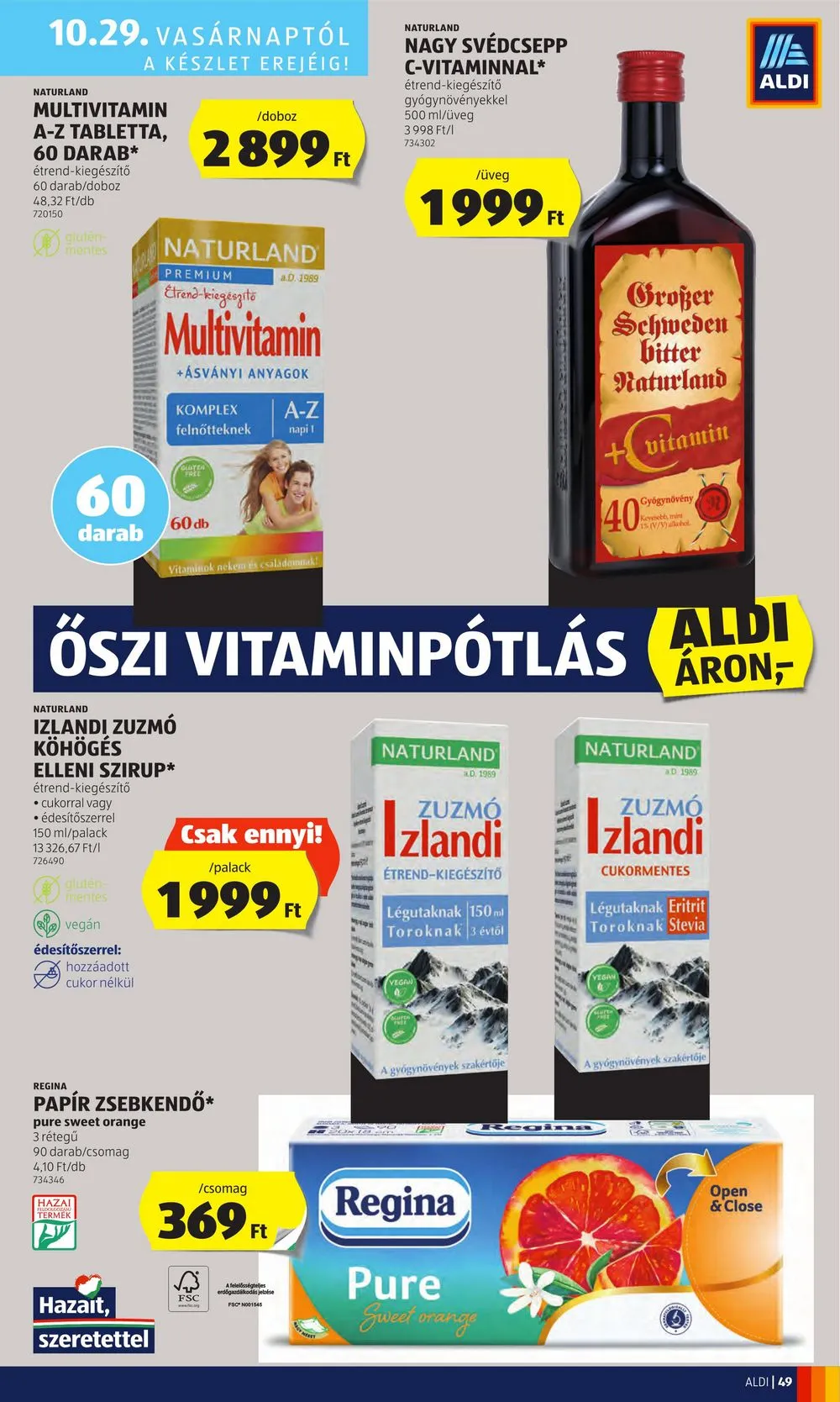 Aldi akciós újság 10.26–10.31 – 55. oldal