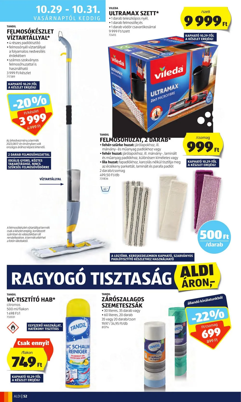 Aldi akciós újság 10.26–10.31 – 58. oldal
