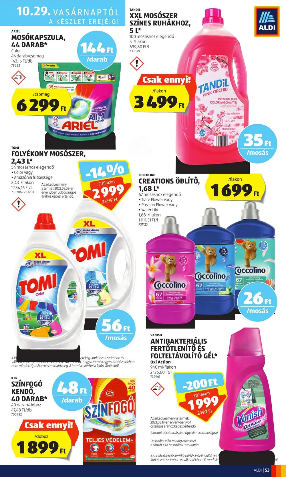 Aldi akciós újság 10.26–10.31 – 59. oldal