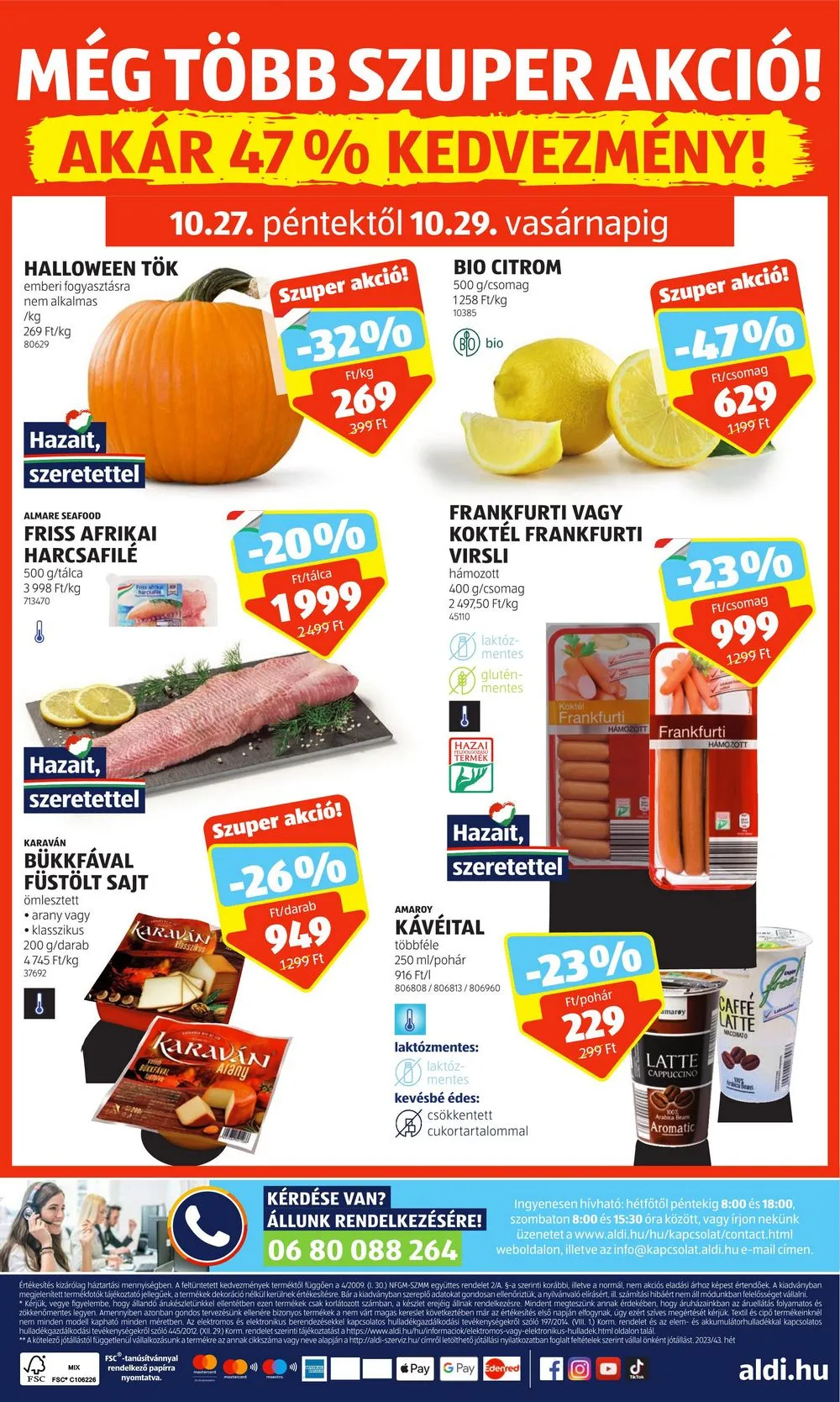 Aldi akciós újság 10.26–10.31 – 64. oldal