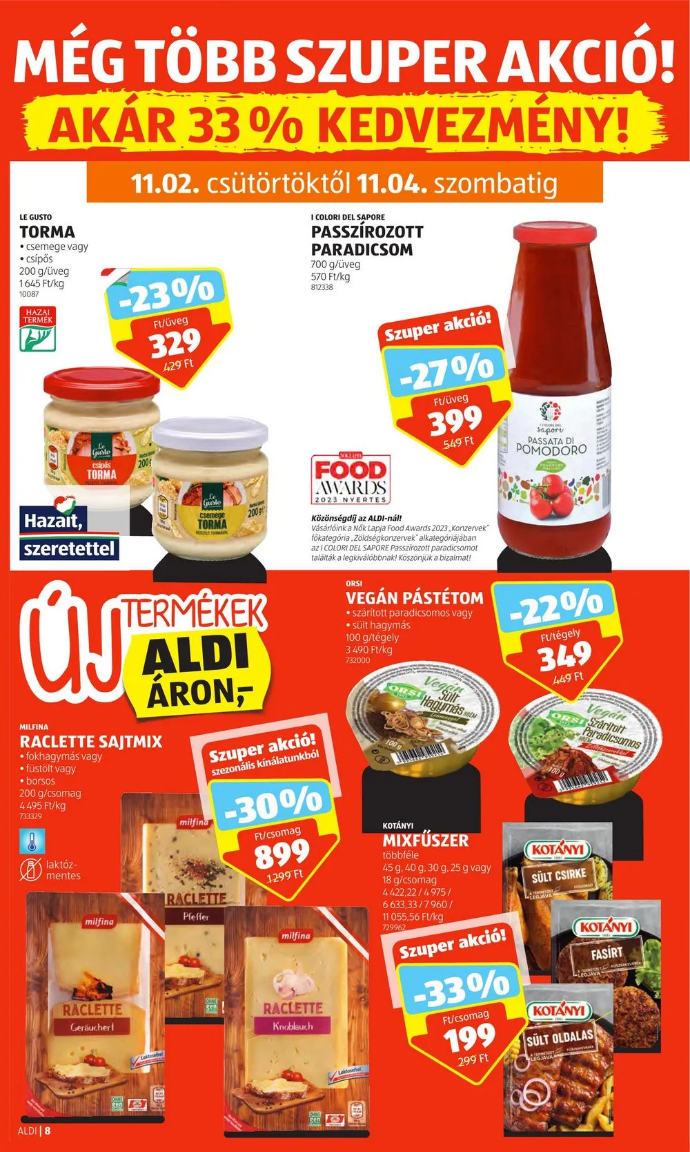 Aldi akciós újság 11.02–11.08 – 10. oldal