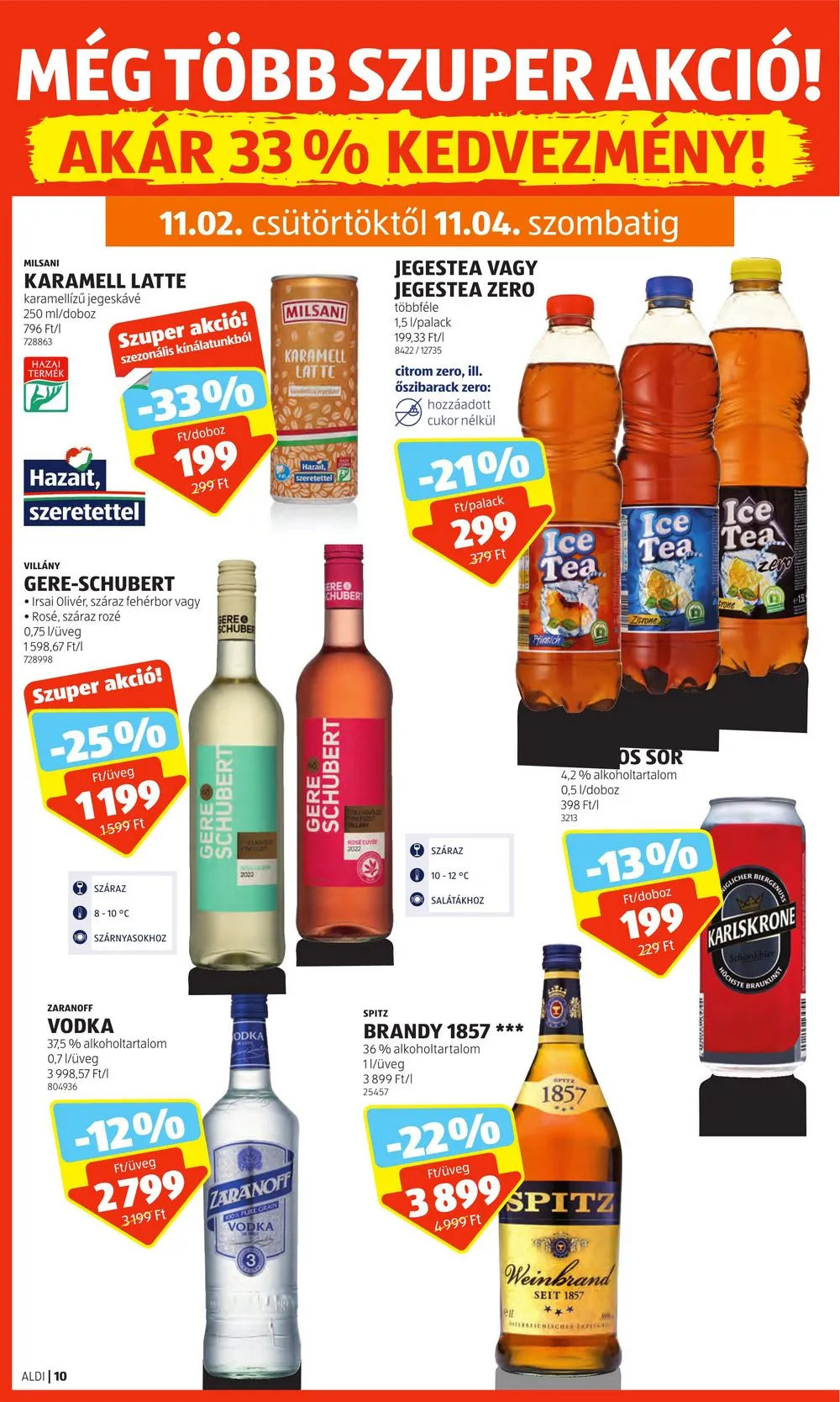 Aldi akciós újság 11.02–11.08 – 12. oldal