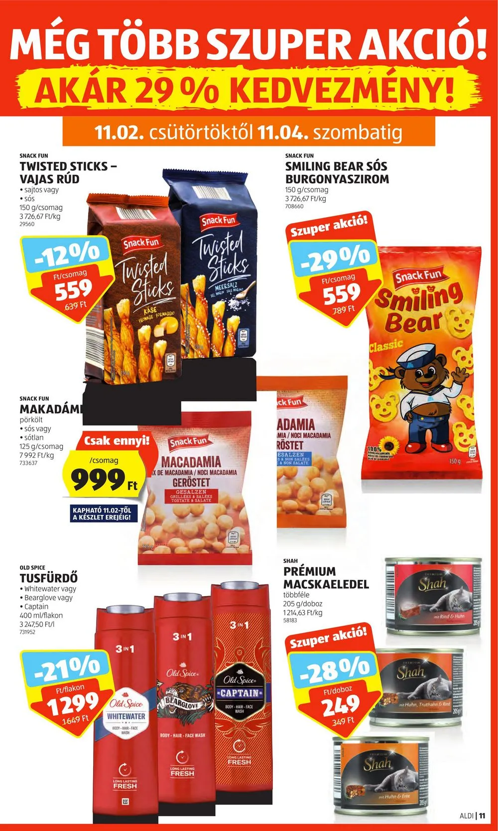 Aldi akciós újság 11.02–11.08 – 13. oldal