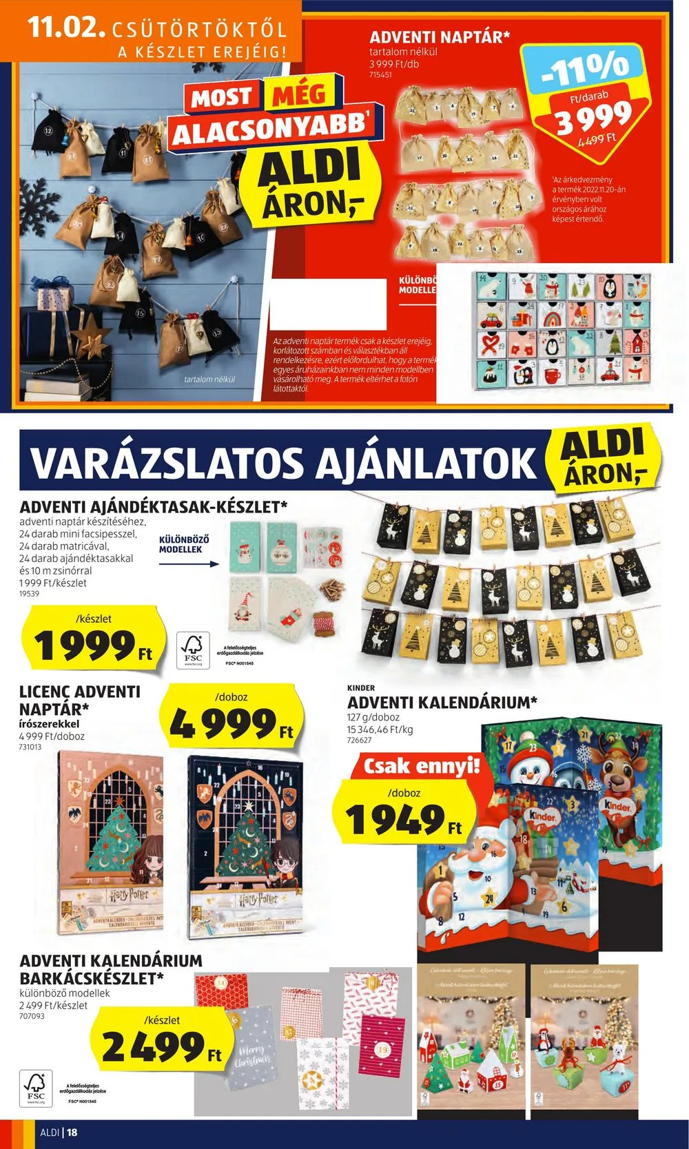 Aldi akciós újság 11.02–11.08 – 22. oldal