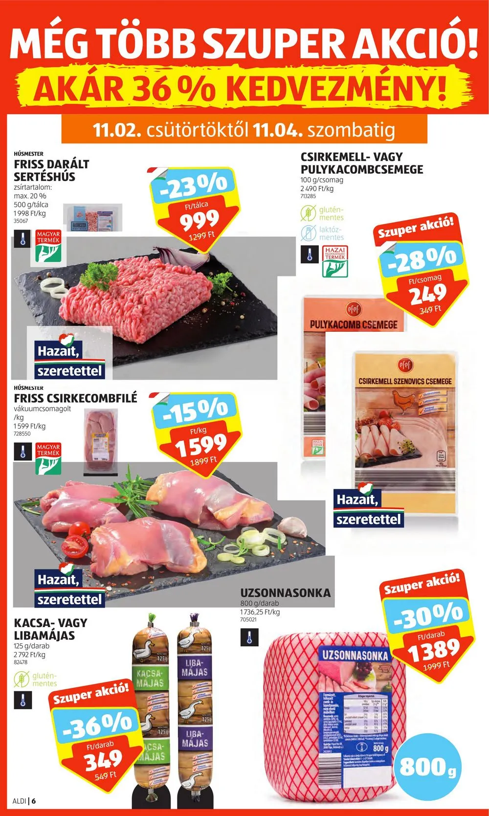 Aldi akciós újság 11.02–11.08 – 8. oldal