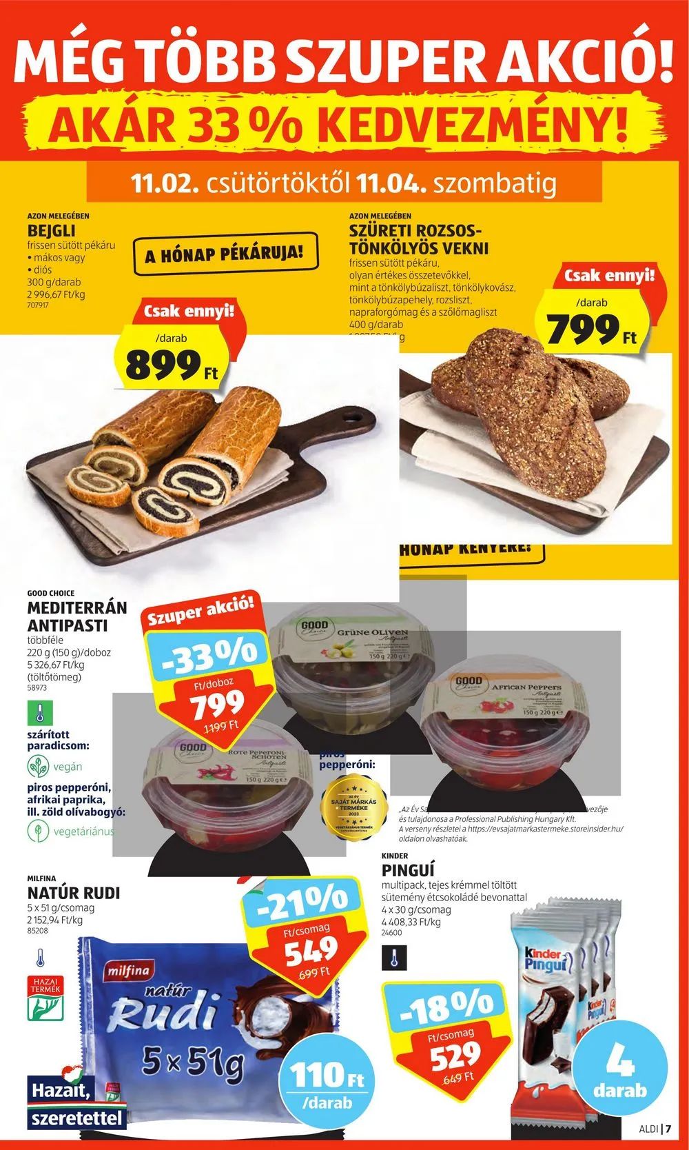 Aldi akciós újság 11.02–11.08 – 9. oldal