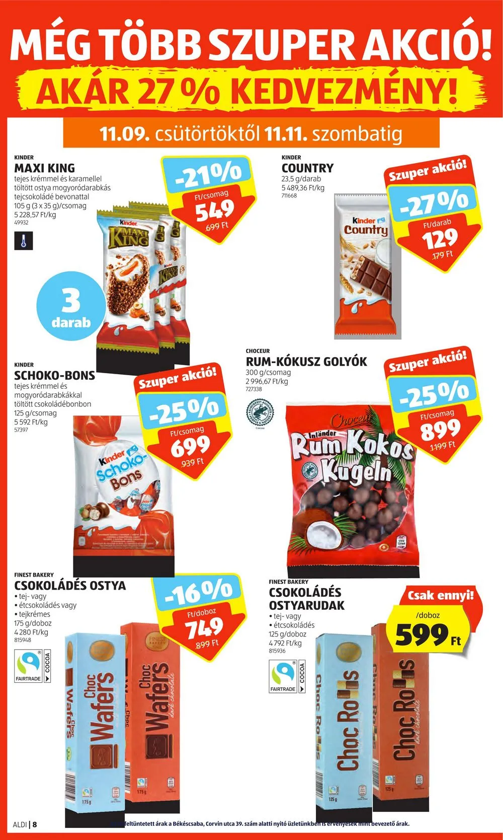 Aldi akciós újság 11.09–11.15 – 10. oldal