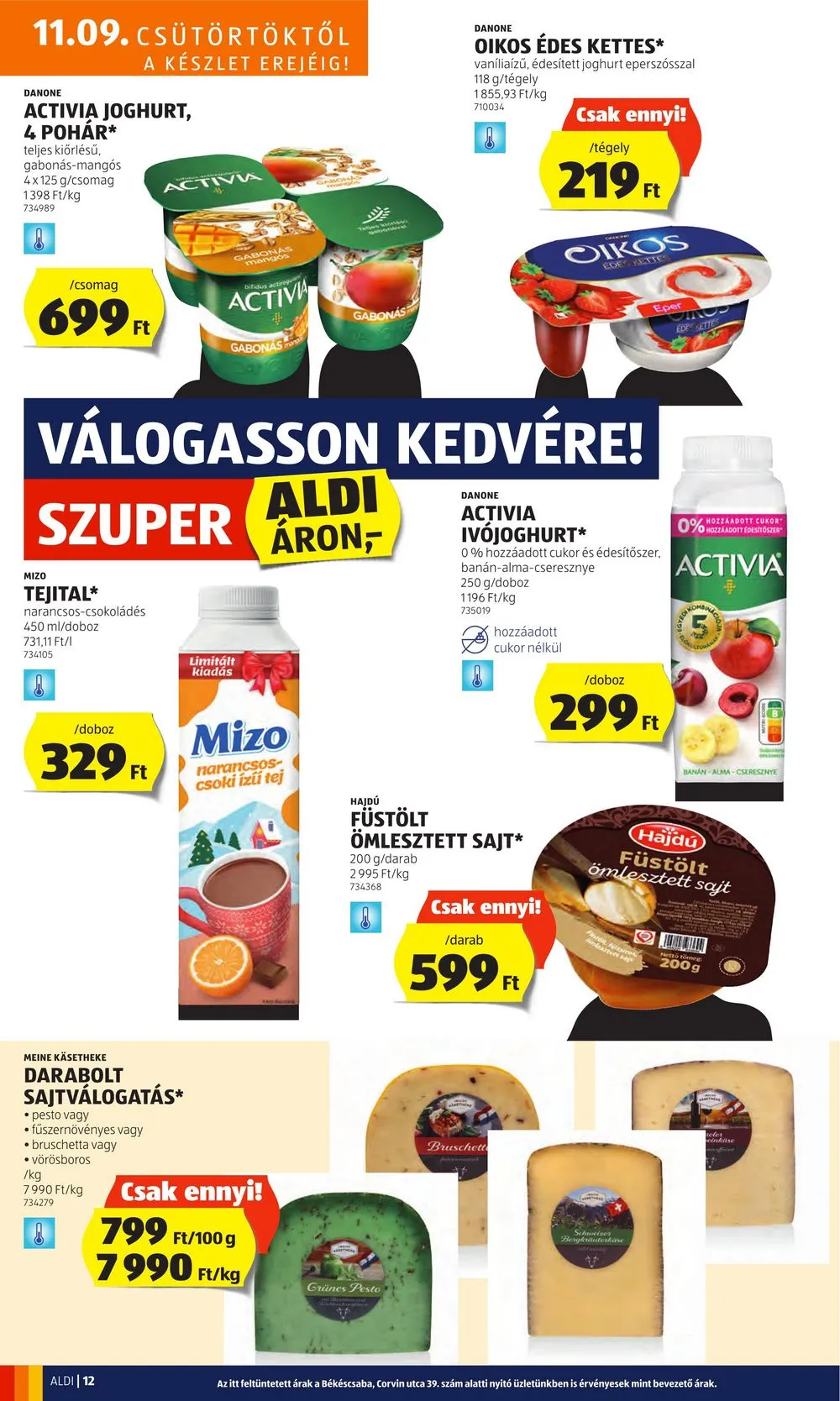 Aldi akciós újság 11.09–11.15 – 14. oldal