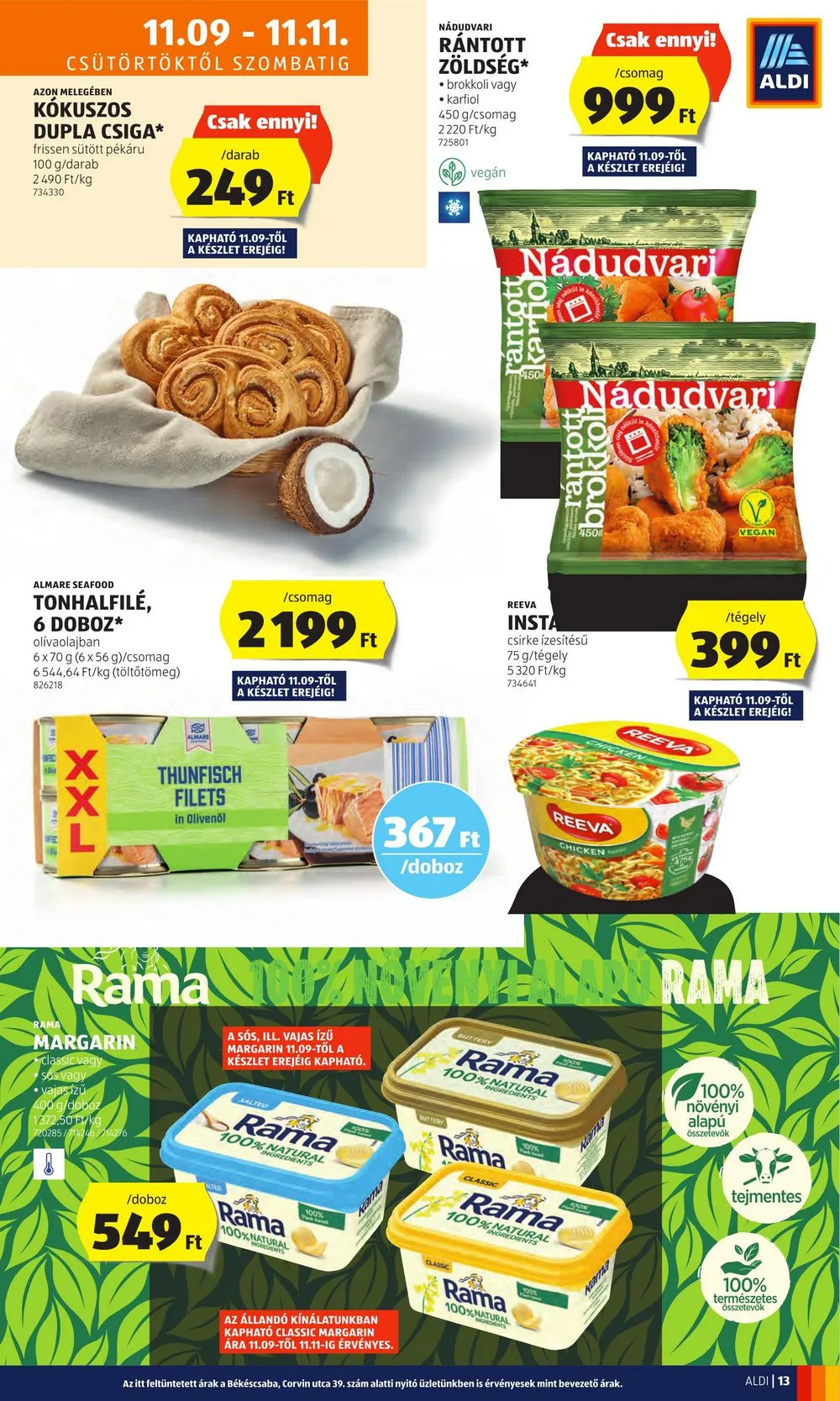 Aldi akciós újság 11.09–11.15 – 15. oldal