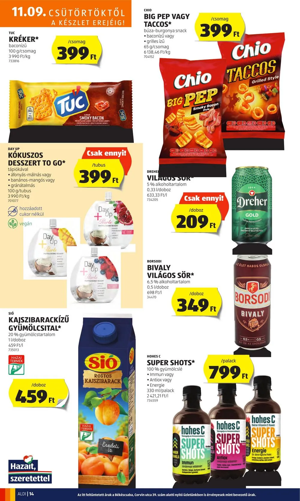 Aldi akciós újság 11.09–11.15 – 16. oldal