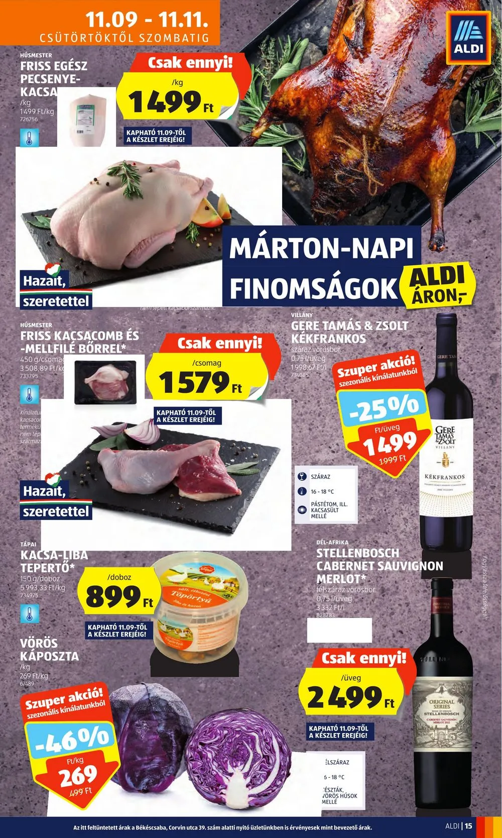 Aldi akciós újság 11.09–11.15 – 17. oldal