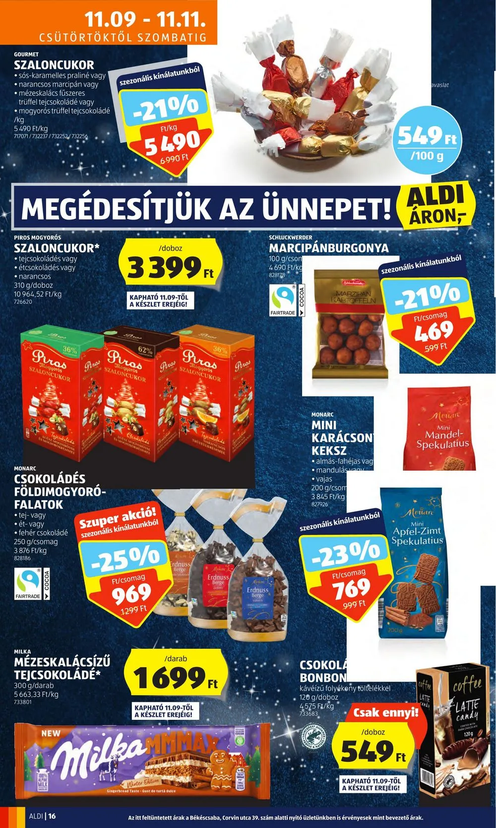 Aldi akciós újság 11.09–11.15 – 18. oldal