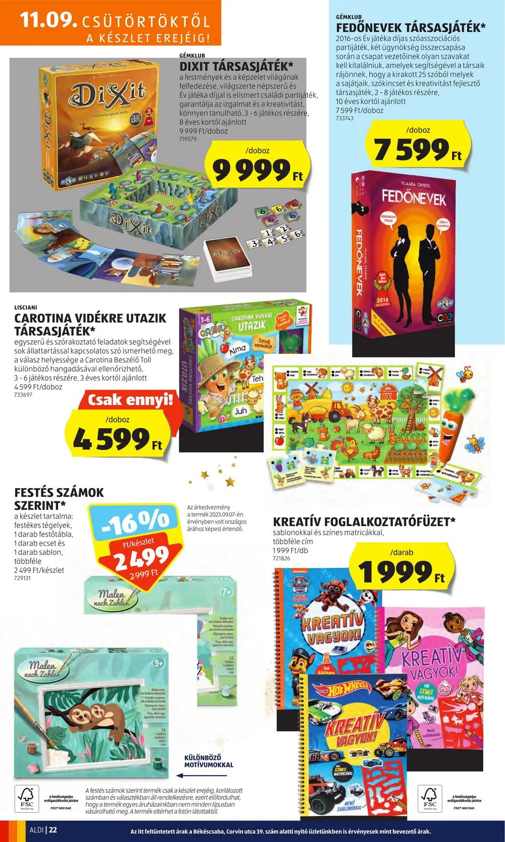 Aldi akciós újság 11.09–11.15 – 24. oldal