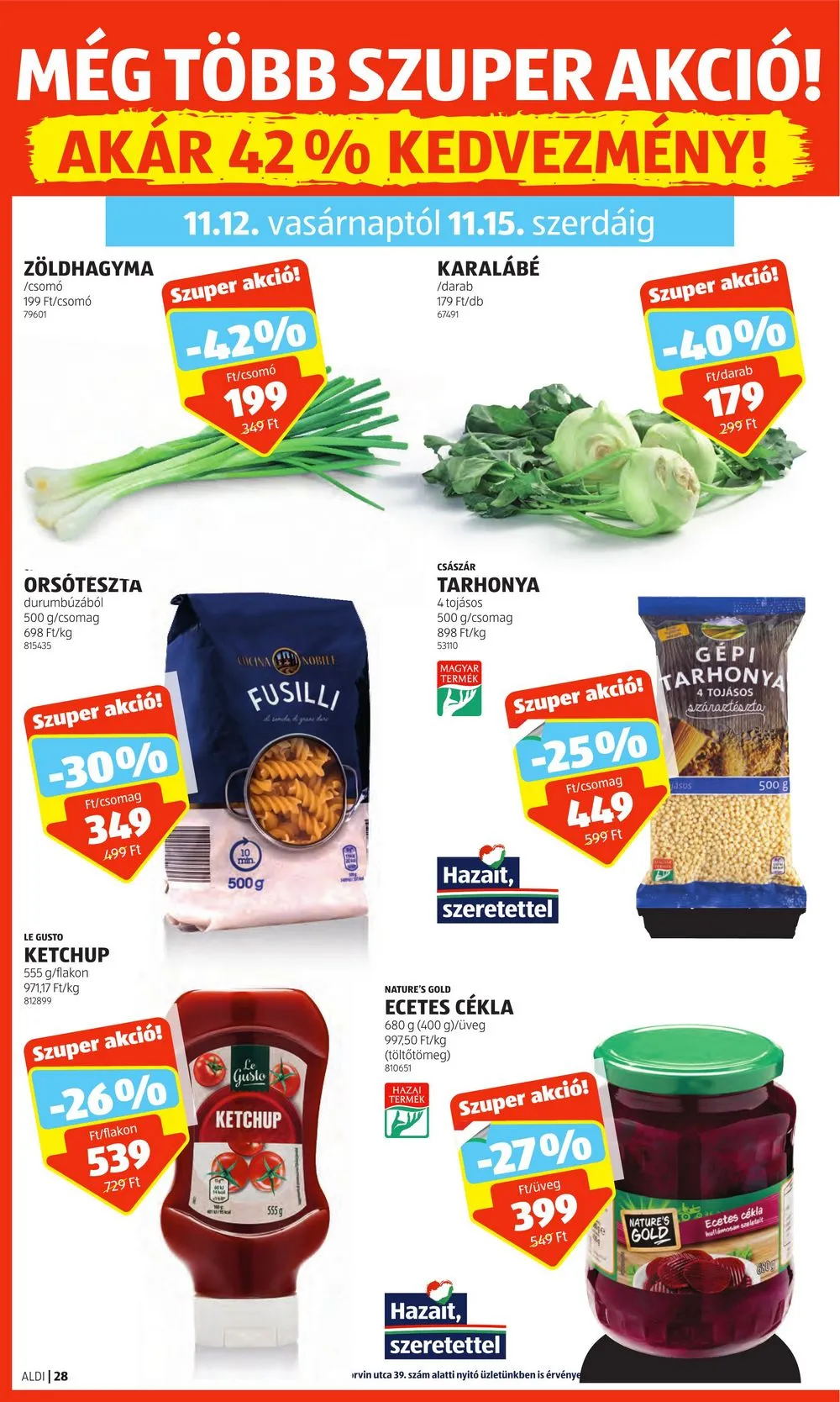 Aldi akciós újság 11.09–11.15 – 32. oldal