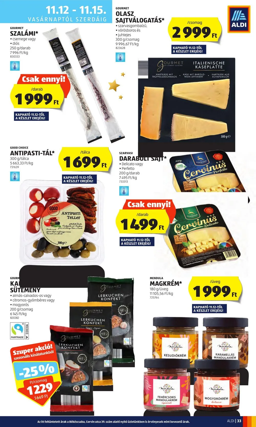 Aldi akciós újság 11.09–11.15 – 39. oldal