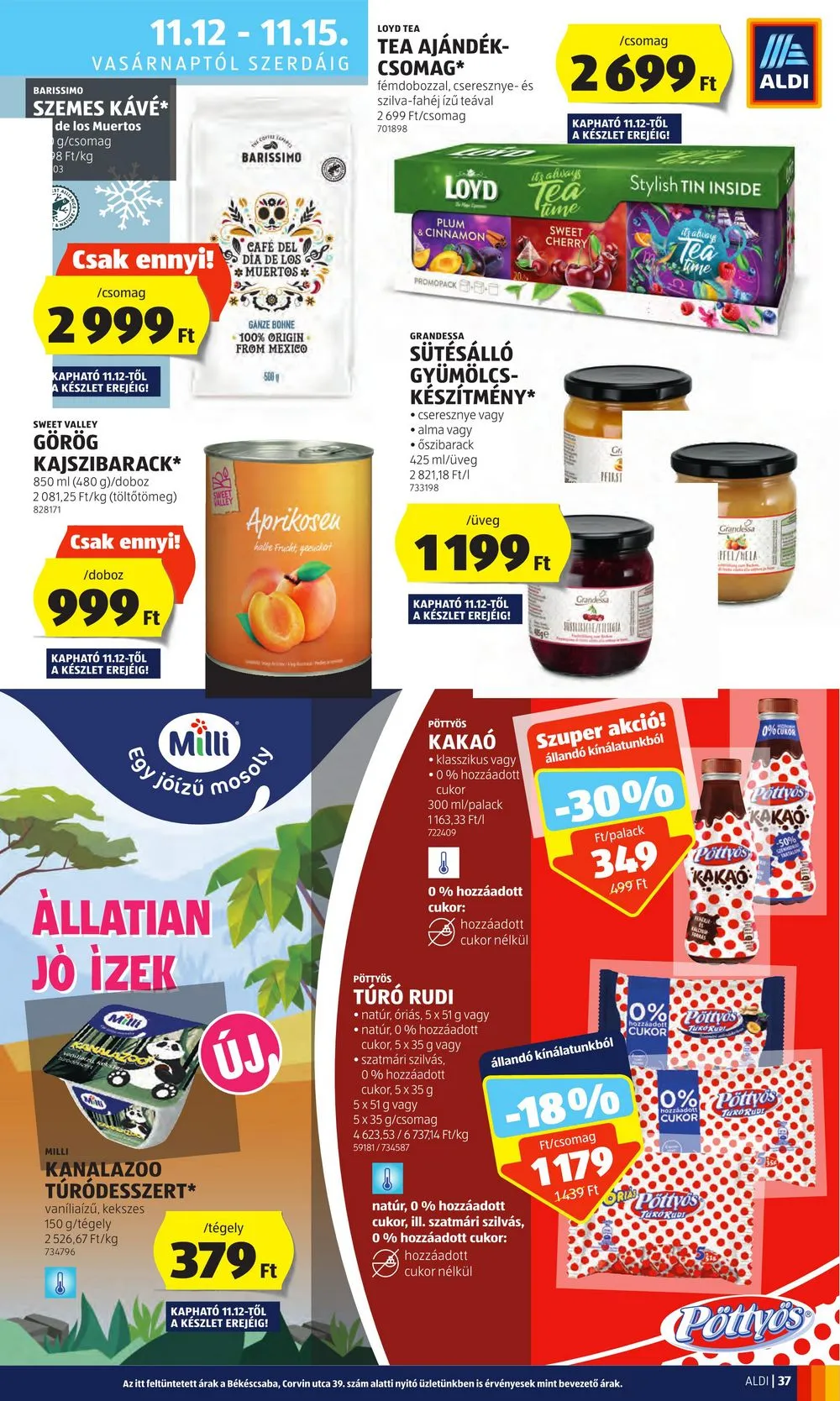 Aldi akciós újság 11.09–11.15 – 43. oldal