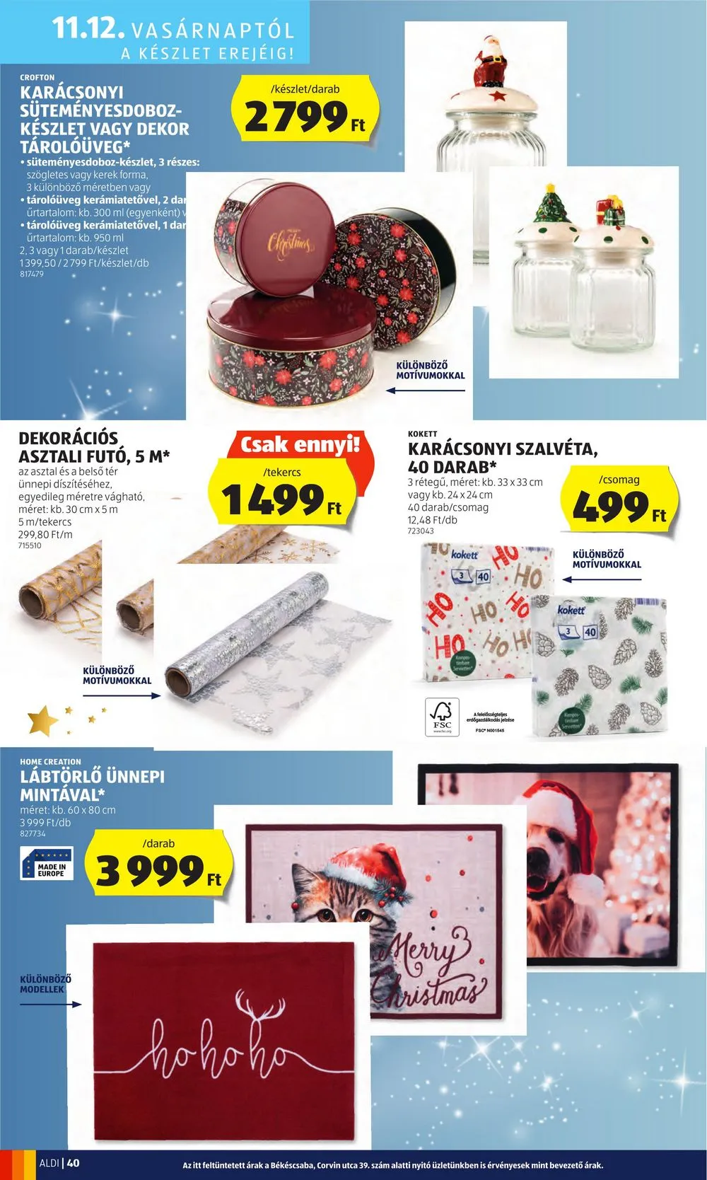 Aldi akciós újság 11.09–11.15 – 46. oldal