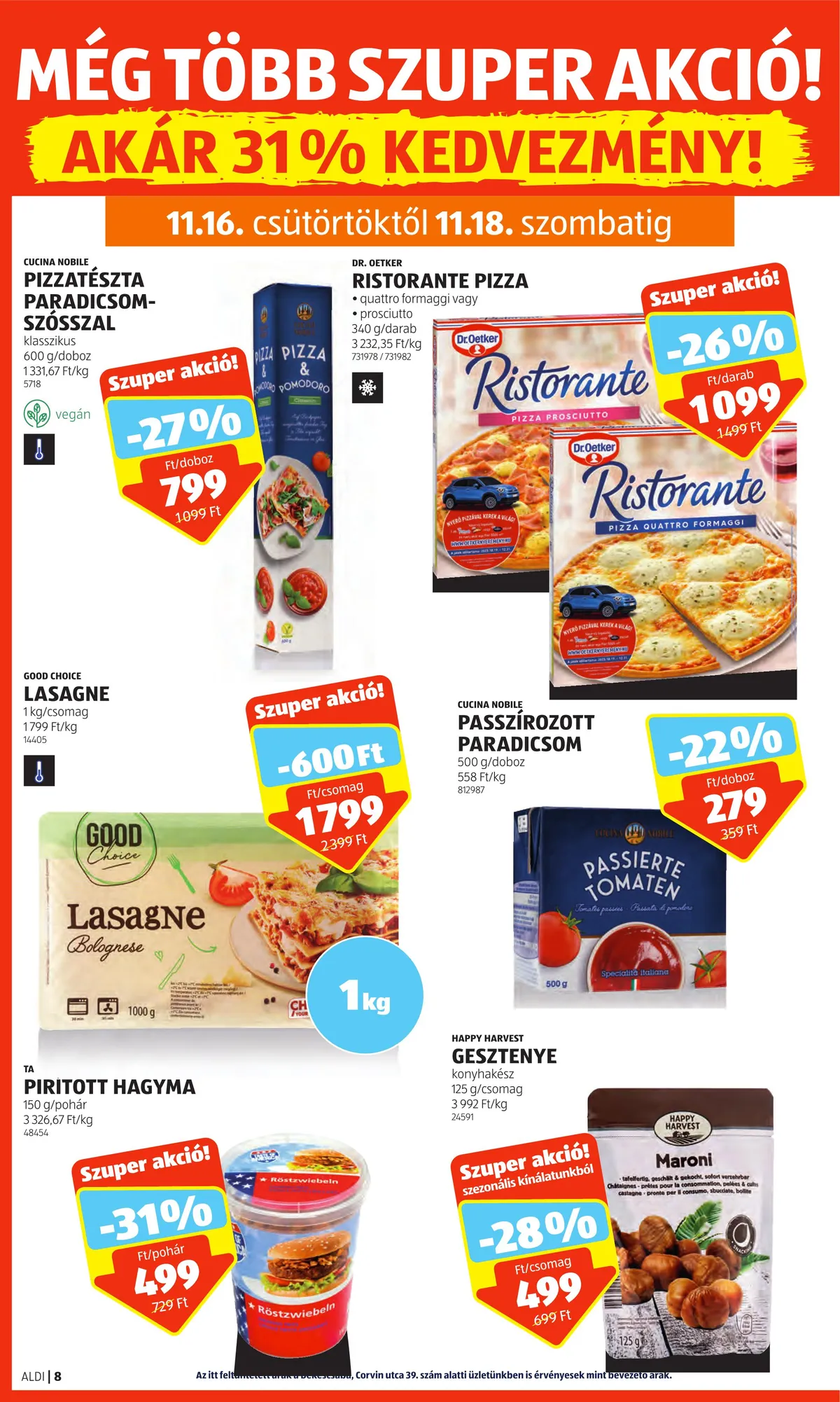 Aldi akciós újság 11.16–11.22 – 10. oldal