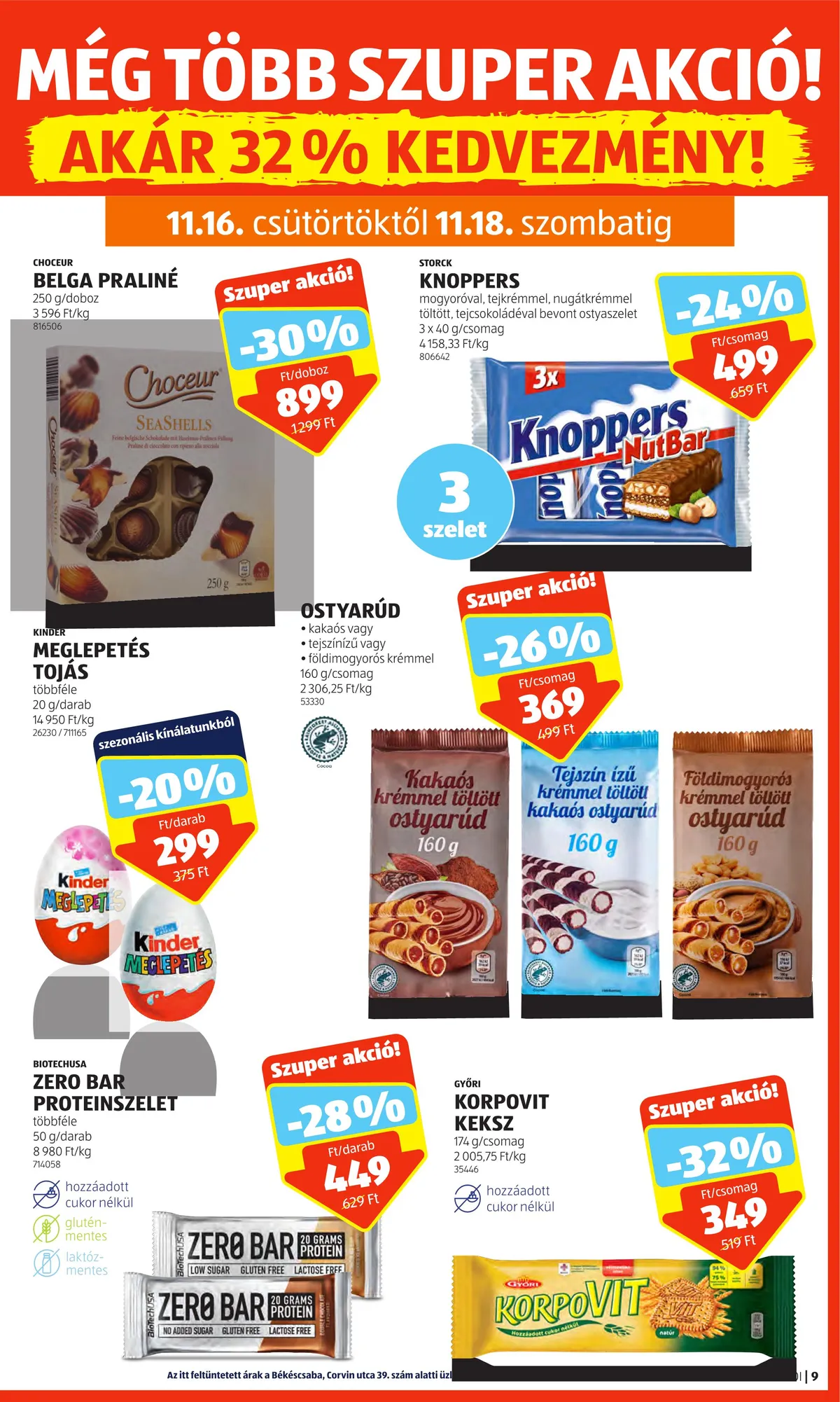 Aldi akciós újság 11.16–11.22 – 11. oldal