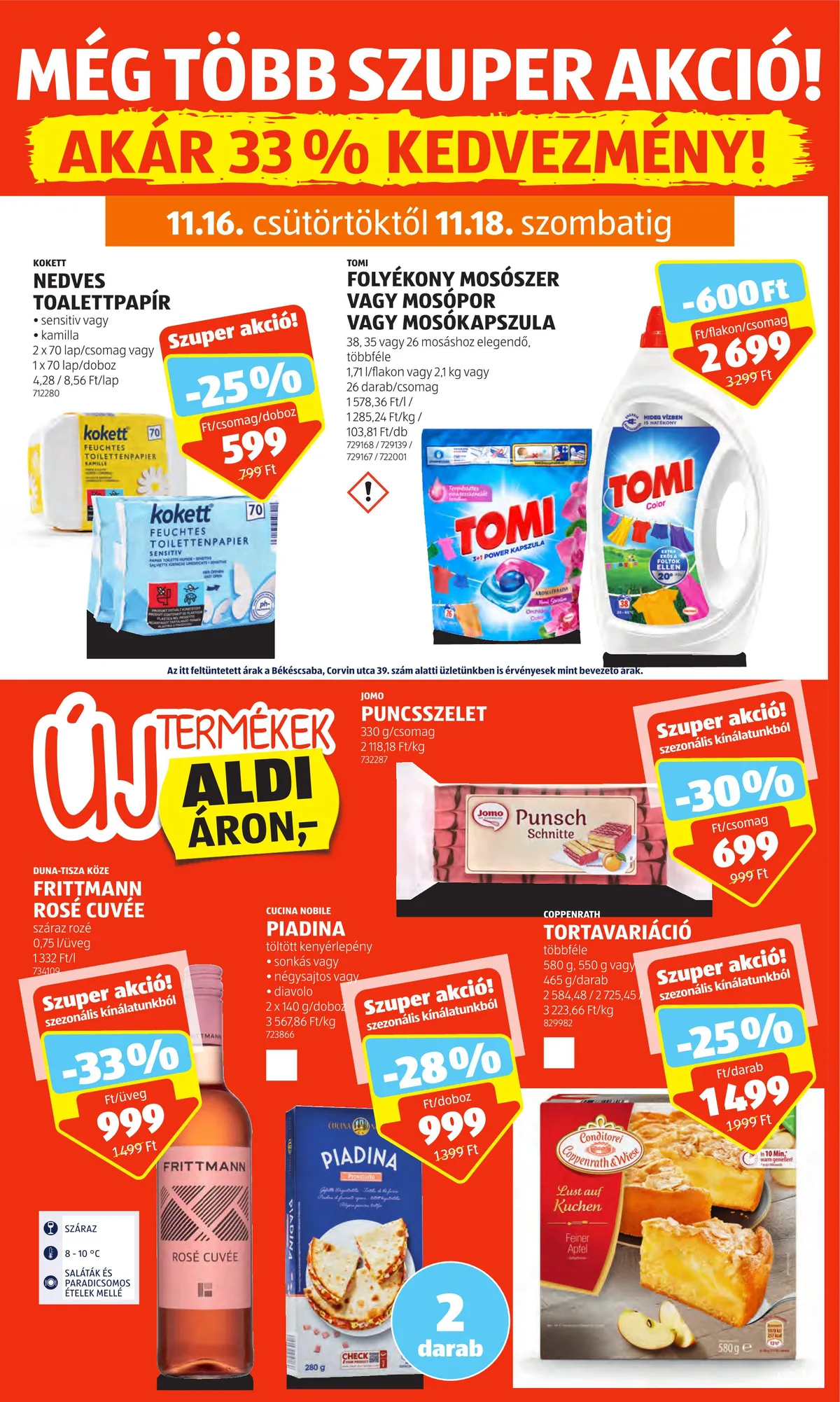Aldi akciós újság 11.16–11.22 – 13. oldal