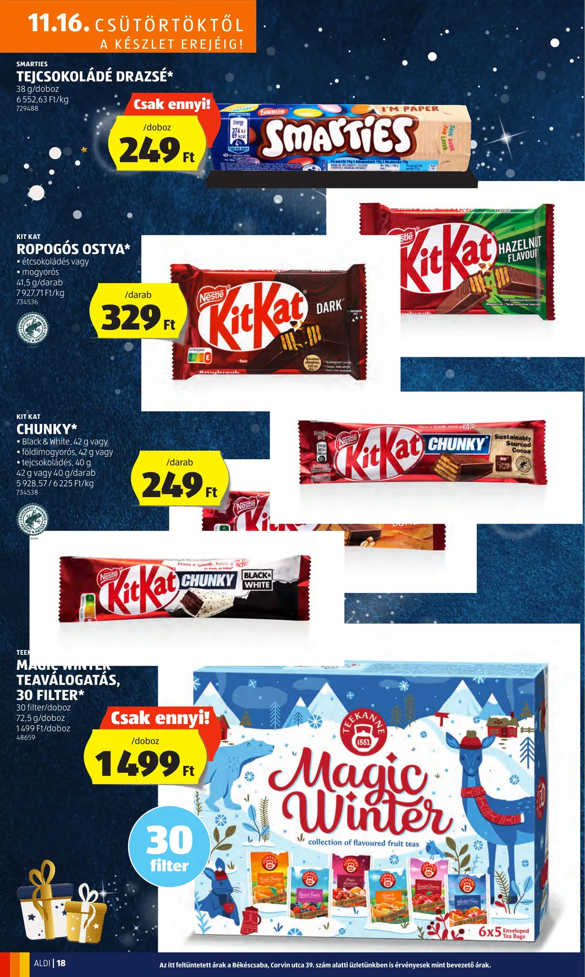 Aldi akciós újság 11.16–11.22 – 22. oldal