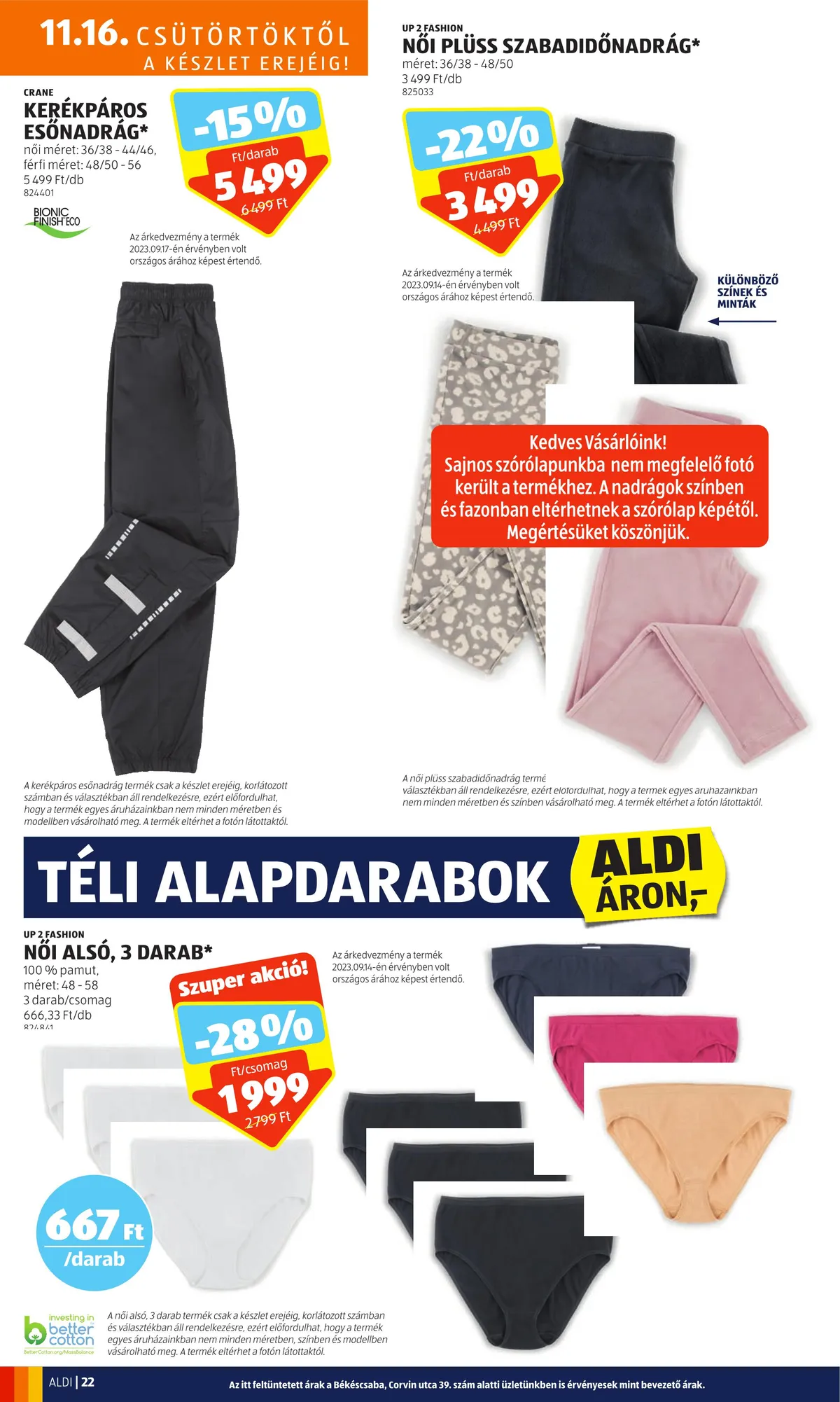 Aldi akciós újság 11.16–11.22 – 26. oldal