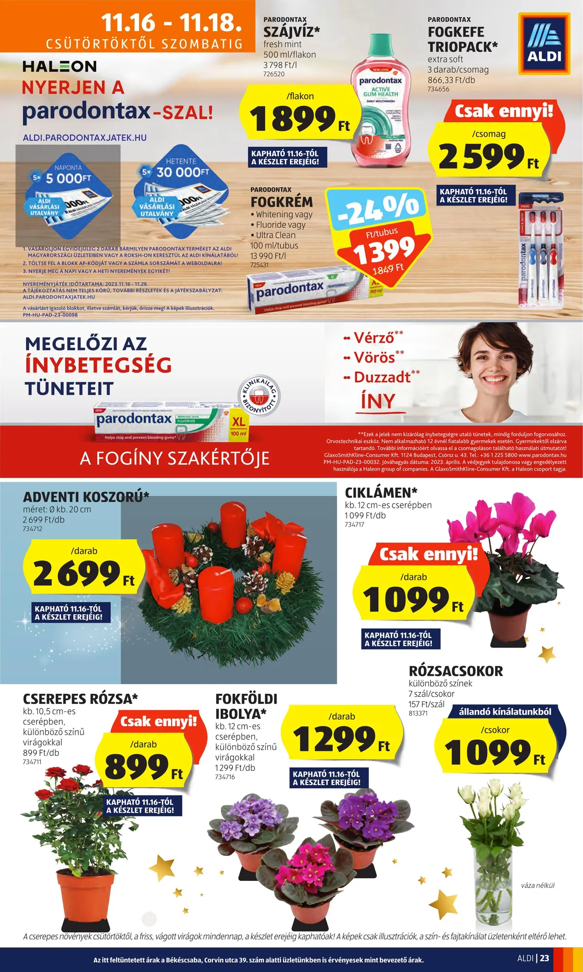 Aldi akciós újság 11.16–11.22 – 27. oldal