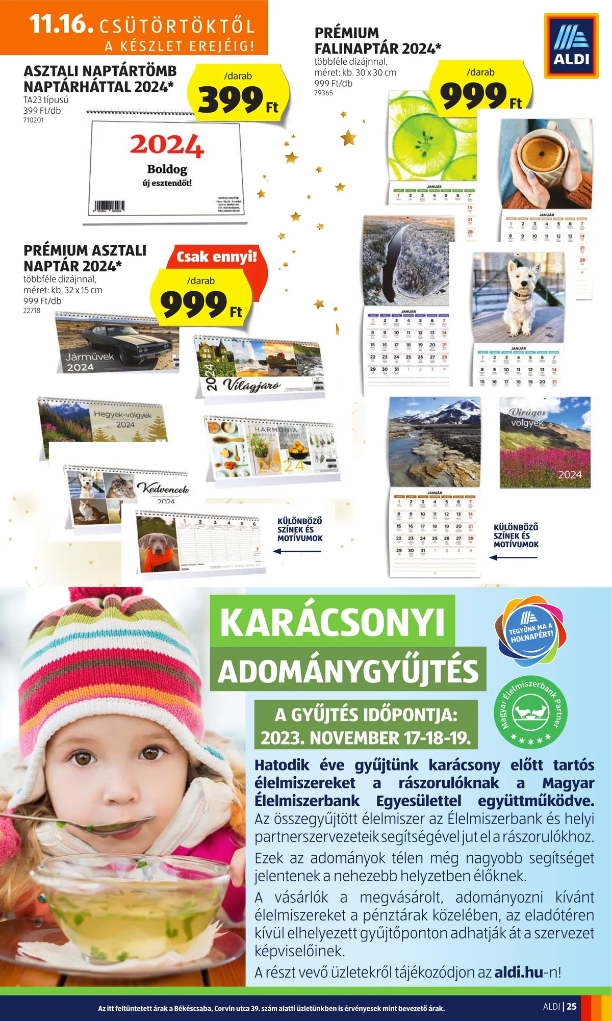 Aldi akciós újság 11.16–11.22 – 29. oldal