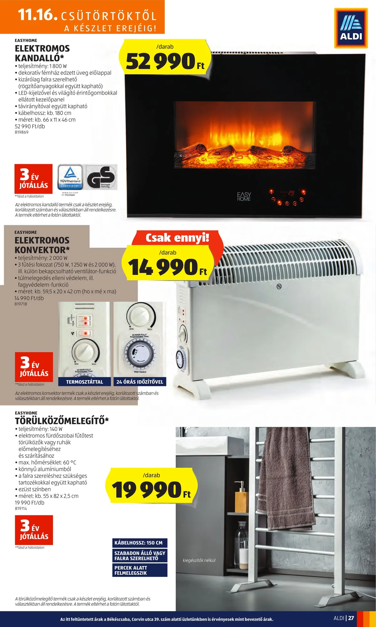 Aldi akciós újság 11.16–11.22 – 31. oldal
