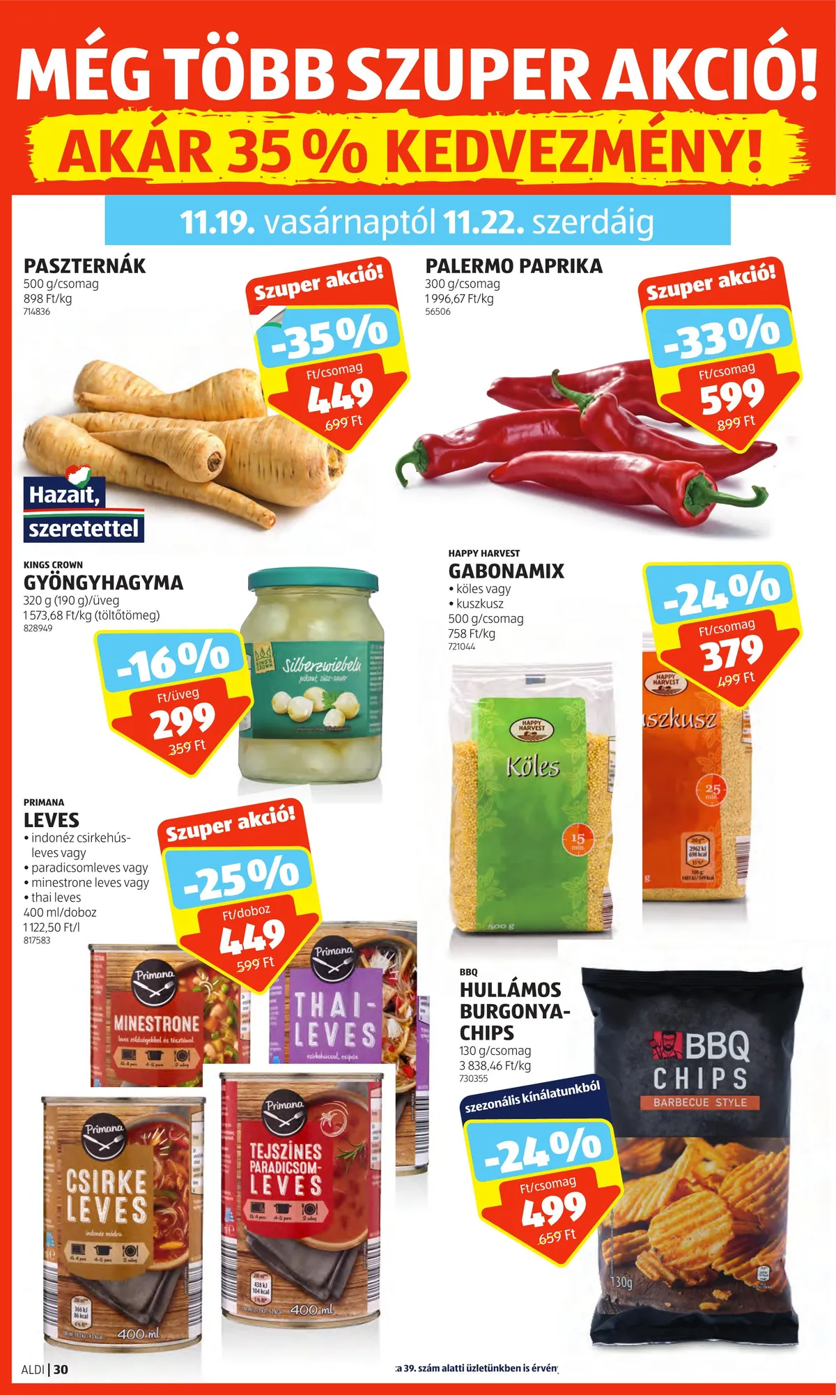 Aldi akciós újság 11.16–11.22 – 36. oldal