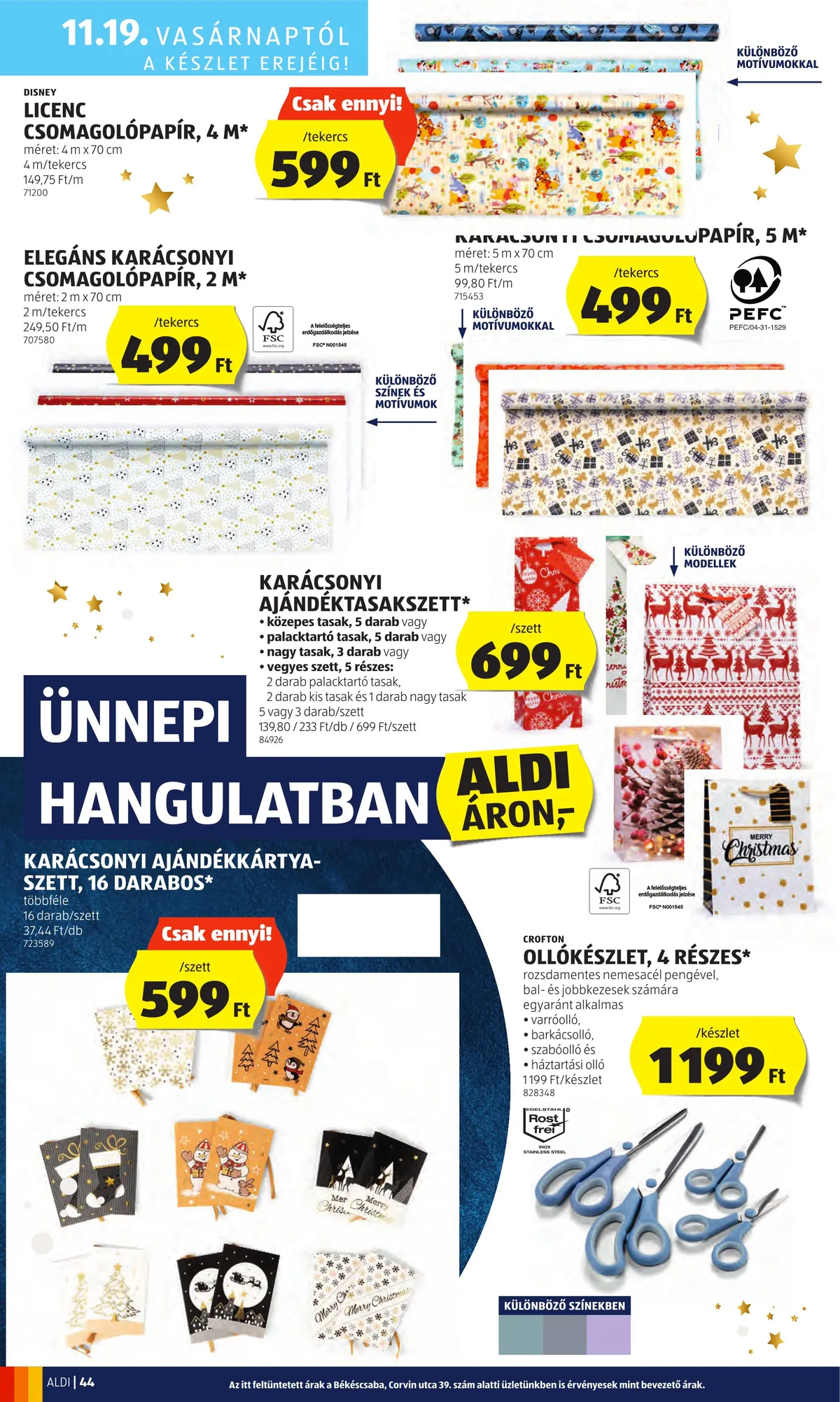Aldi akciós újság 11.16–11.22 – 50. oldal