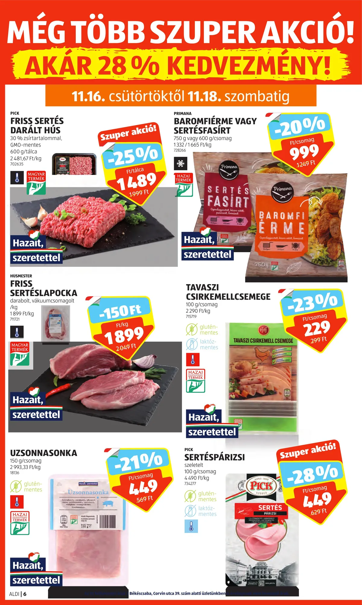 Aldi akciós újság 11.16–11.22 – 8. oldal