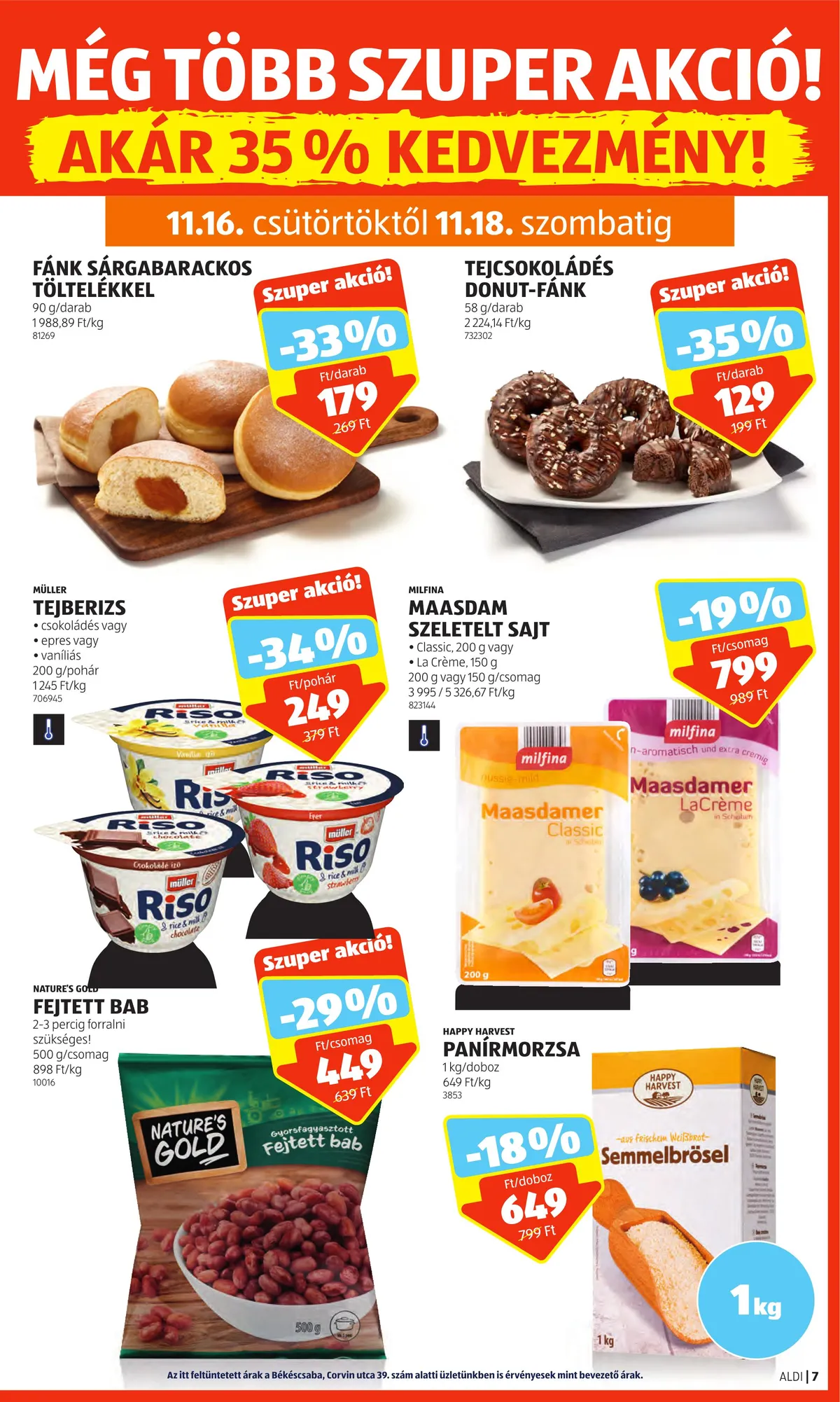 Aldi akciós újság 11.16–11.22 – 9. oldal