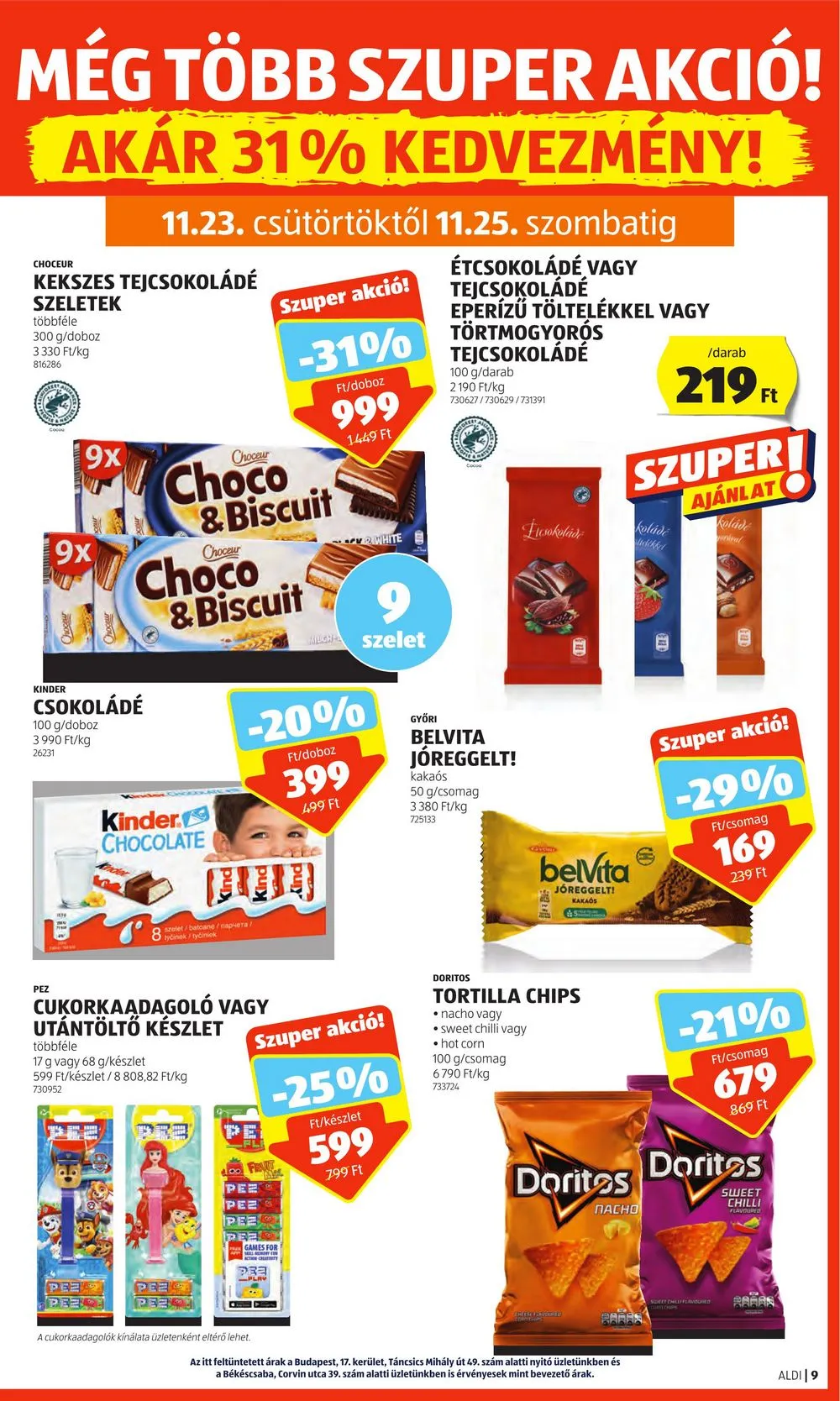 Aldi akciós újság 11.23–11.29 – 11. oldal