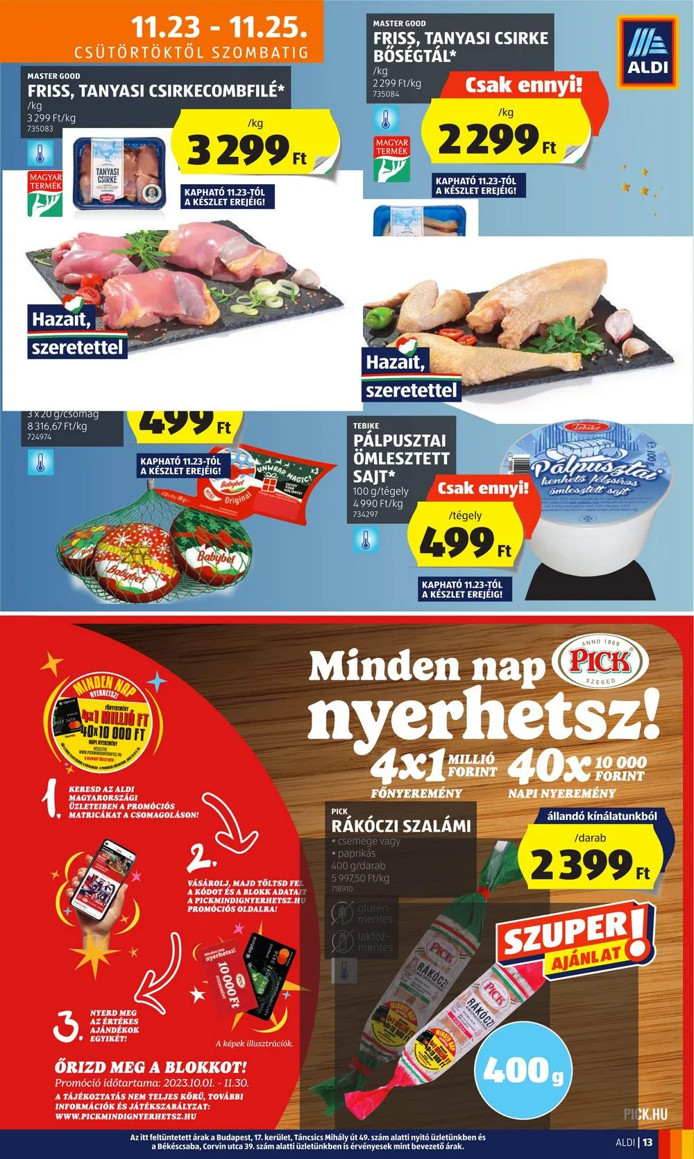 Aldi akciós újság 11.23–11.29 – 15. oldal