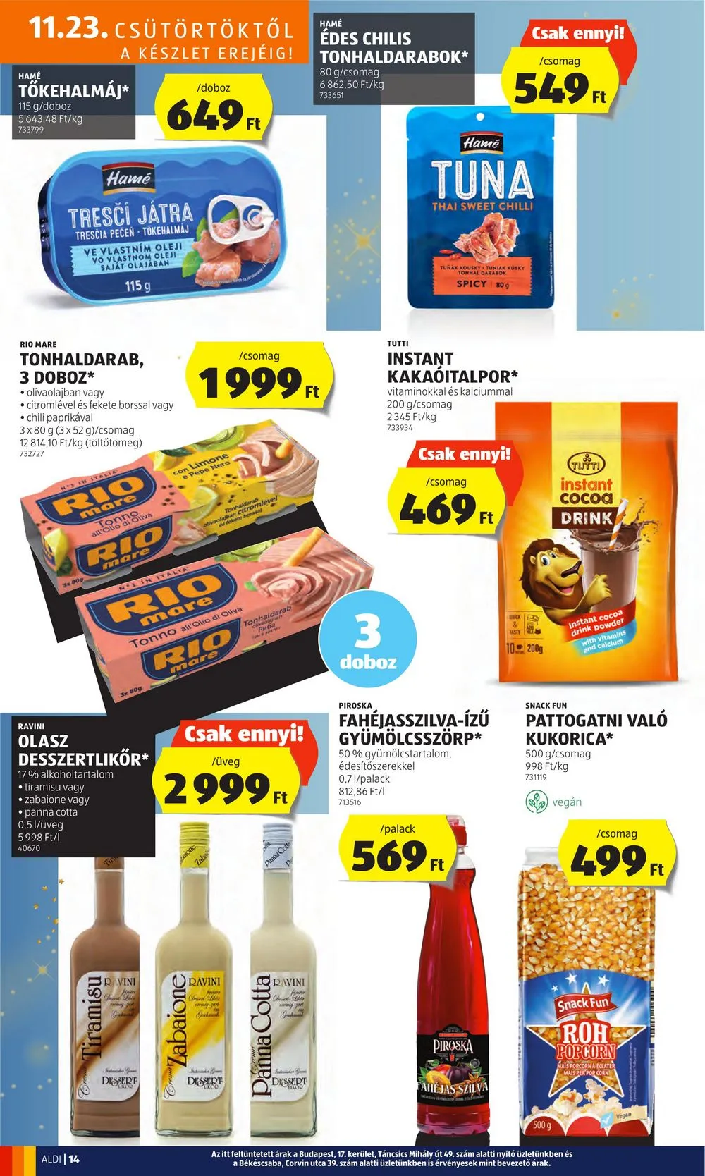 Aldi akciós újság 11.23–11.29 – 16. oldal