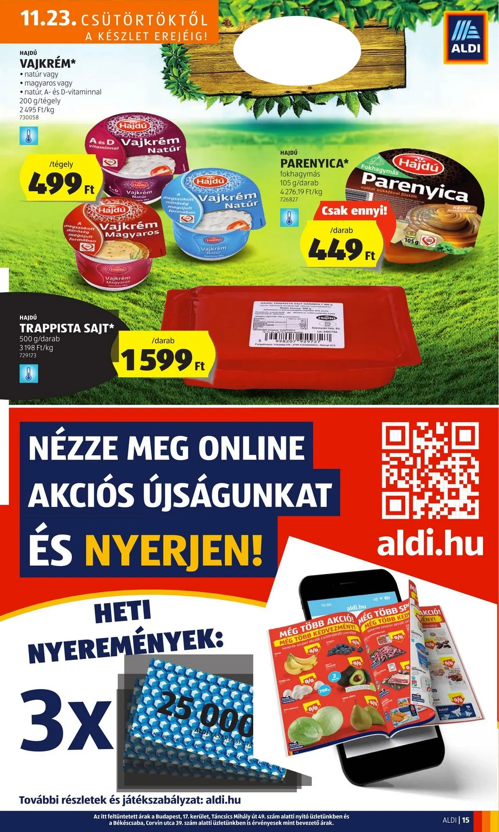 Aldi akciós újság 11.23–11.29 – 17. oldal