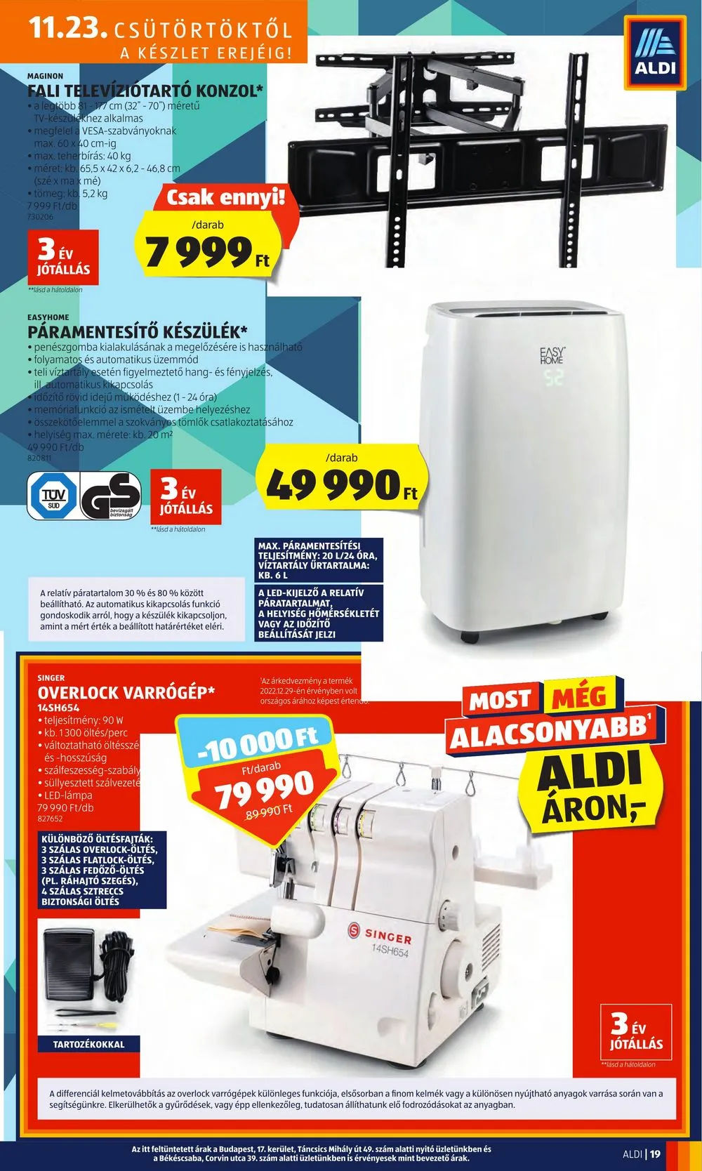Aldi akciós újság 11.23–11.29 – 21. oldal