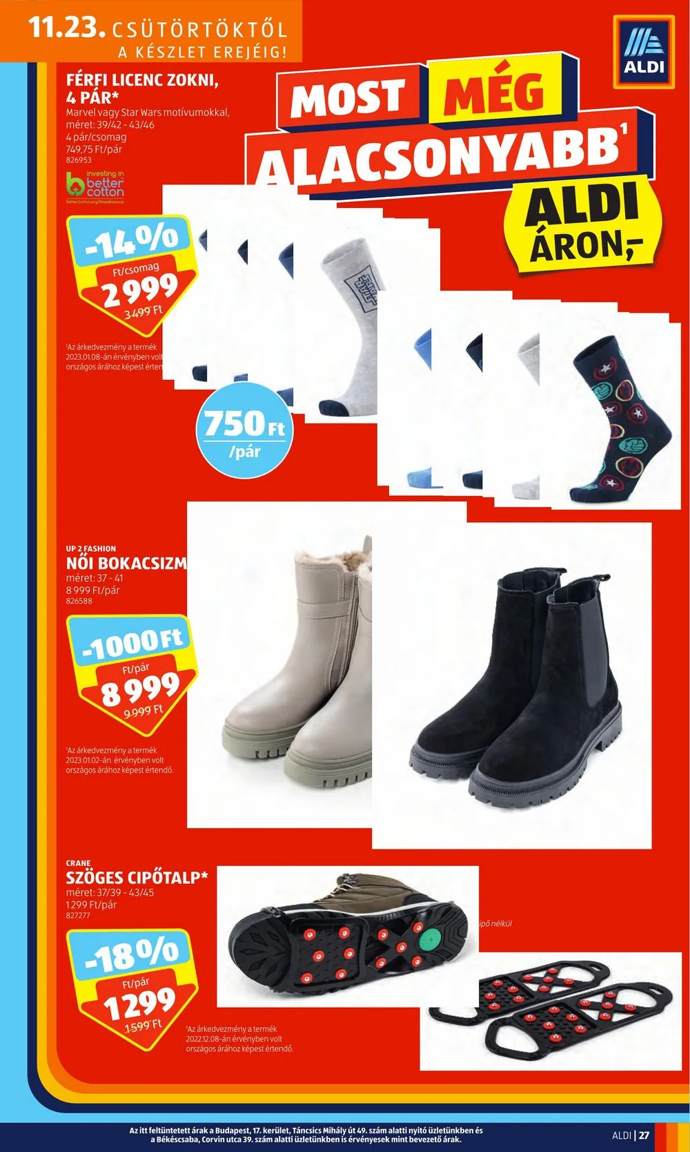 Aldi akciós újság 11.23–11.29 – 31. oldal