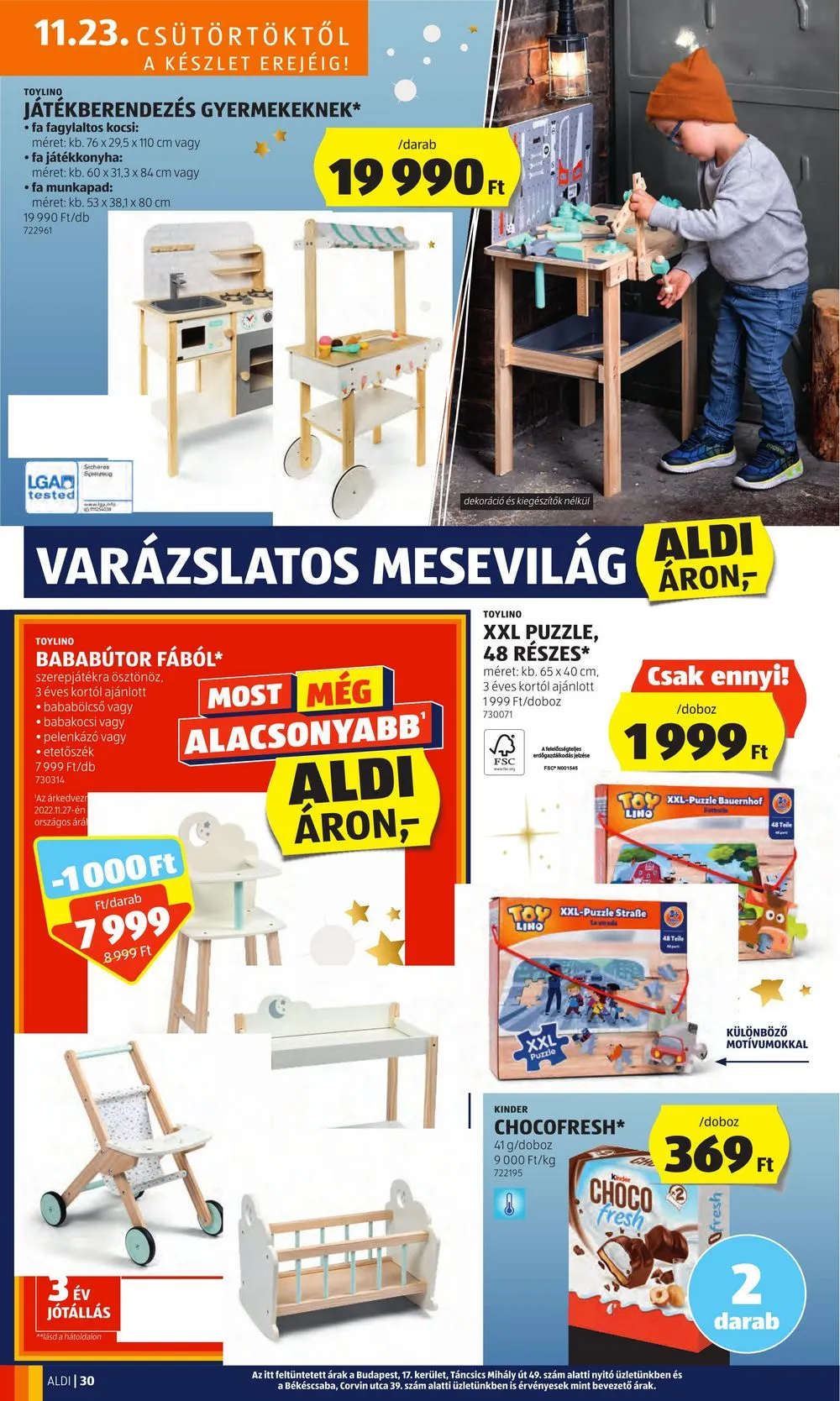 Aldi akciós újság 11.23–11.29 – 34. oldal