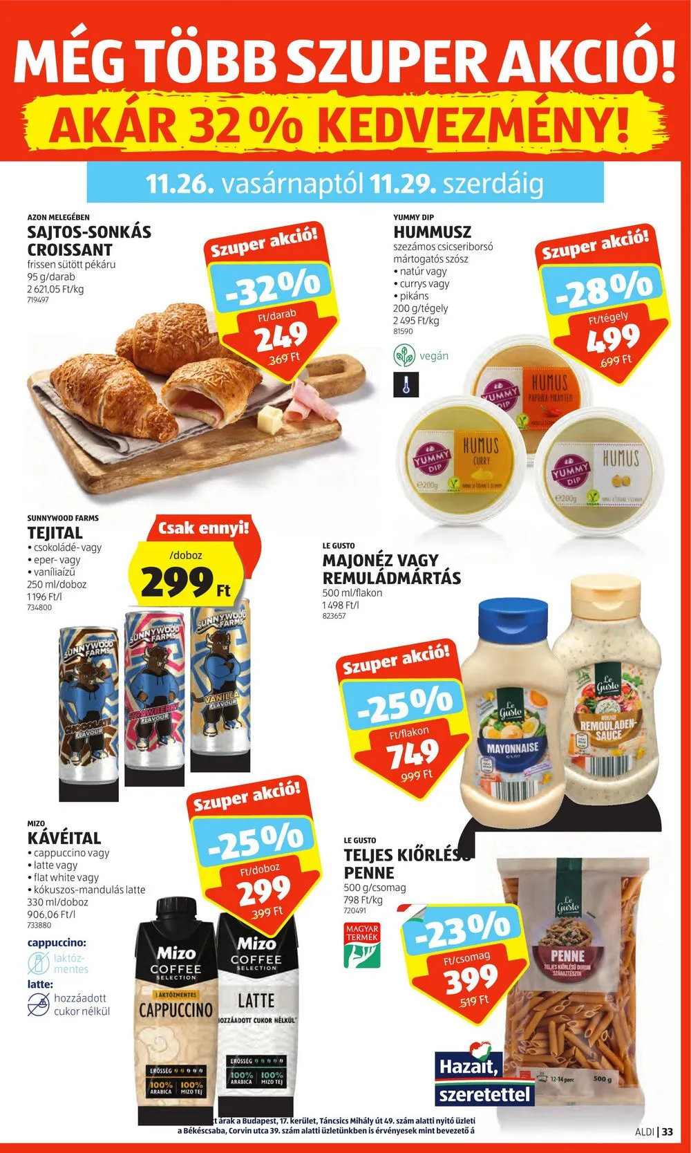 Aldi akciós újság 11.23–11.29 – 39. oldal