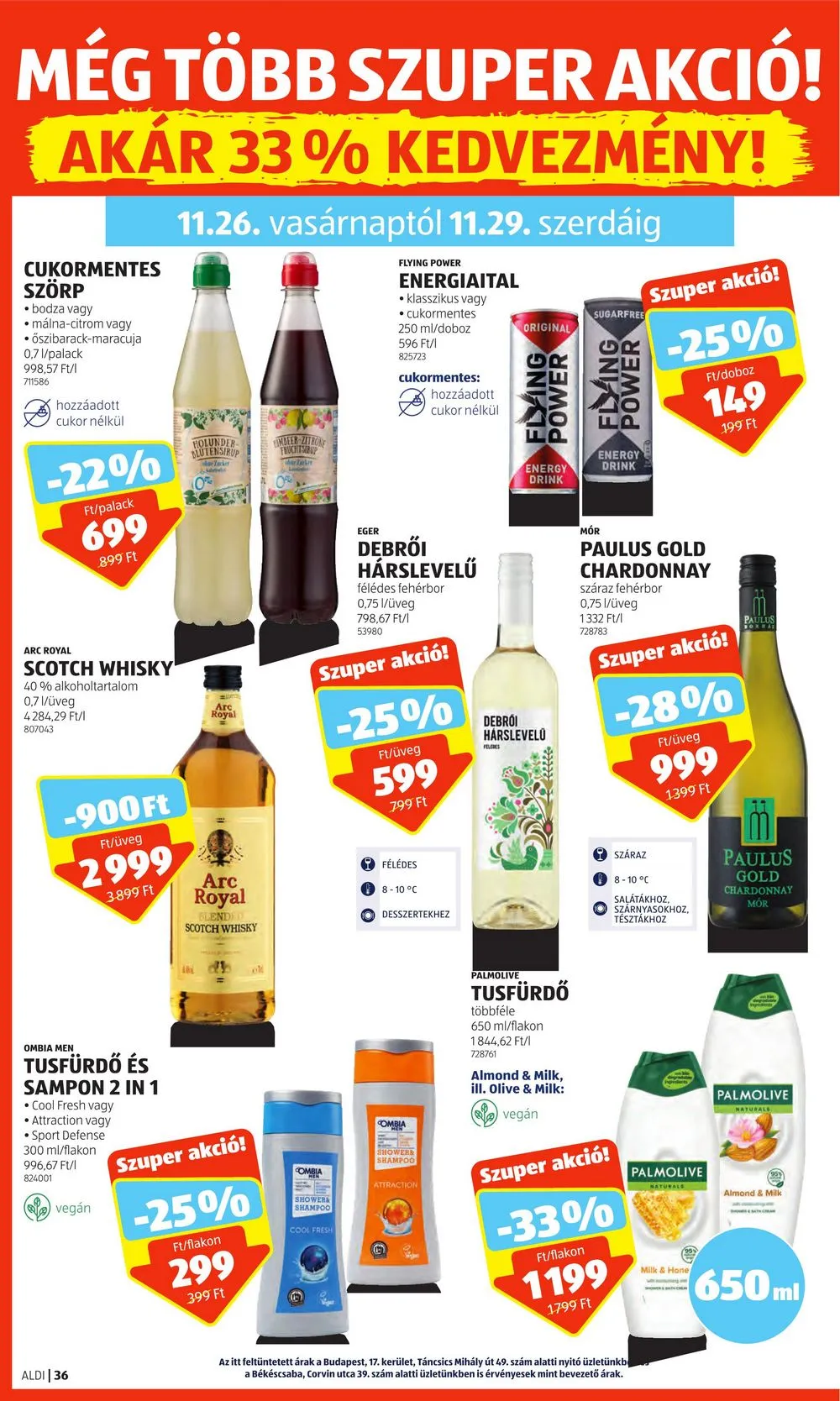 Aldi akciós újság 11.23–11.29 – 42. oldal